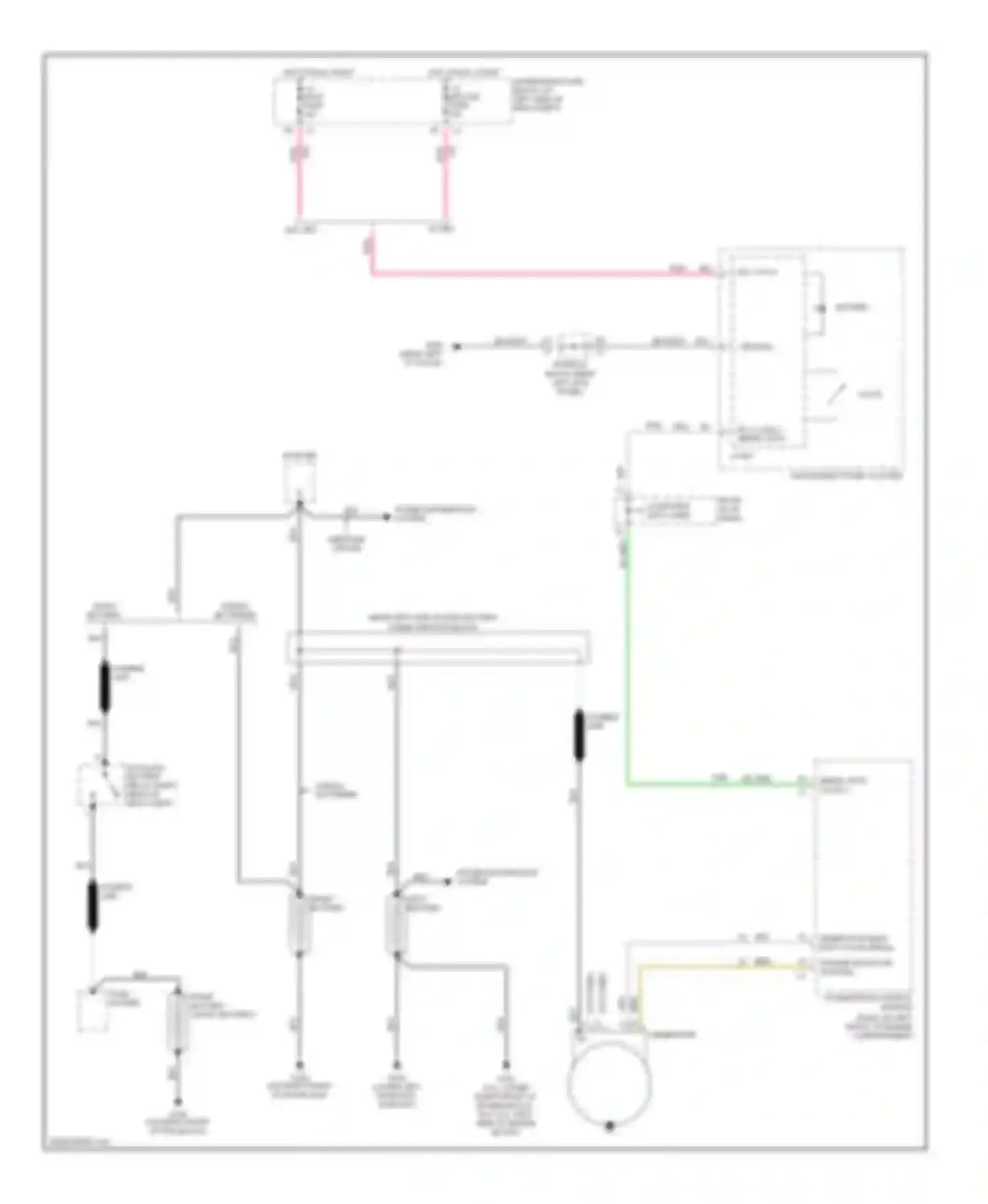 Wiring diagram power distribution system for GMC Cab & Chassis Sierra 3500  (2004-2007) (13 of 30)