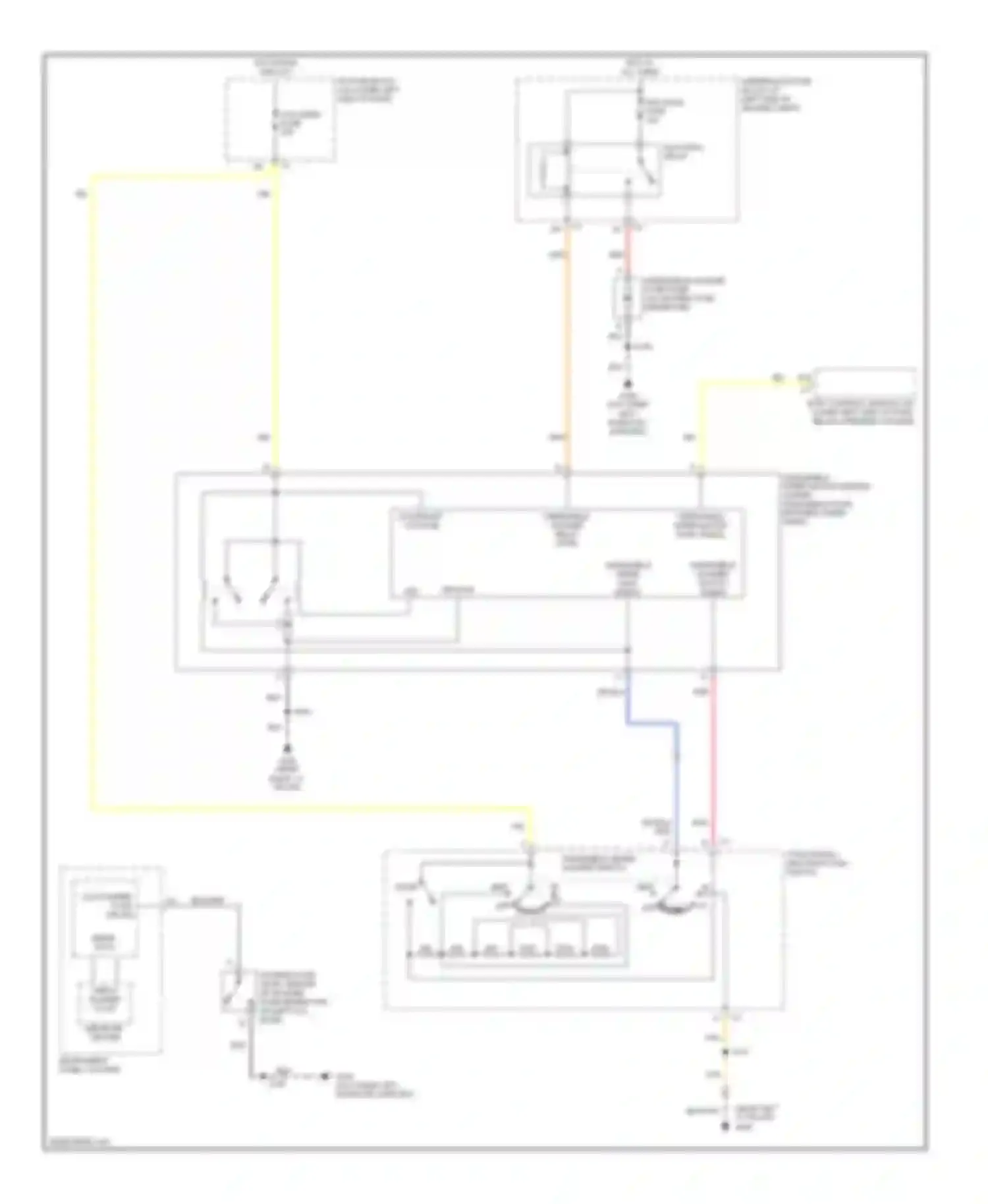 Wiring diagram windshield washer switch signal for GMC Cab & Chassis Sierra 3500  (2004-2007) (1 of 1)