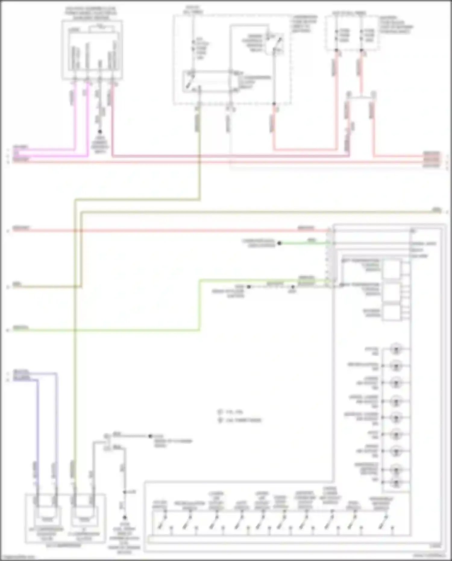 Canyon GMC II facelift (2020-2022): Automatic a/c circuit (2 of 4)