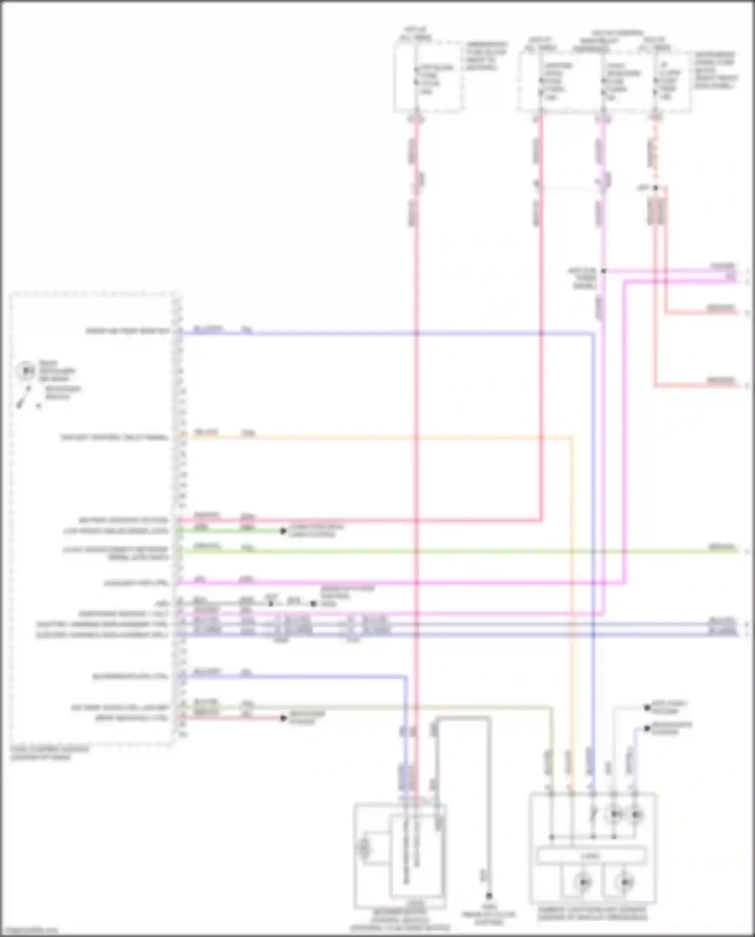 Canyon GMC II facelift (2020-2022): Manual a/c circuit (1 of 4)