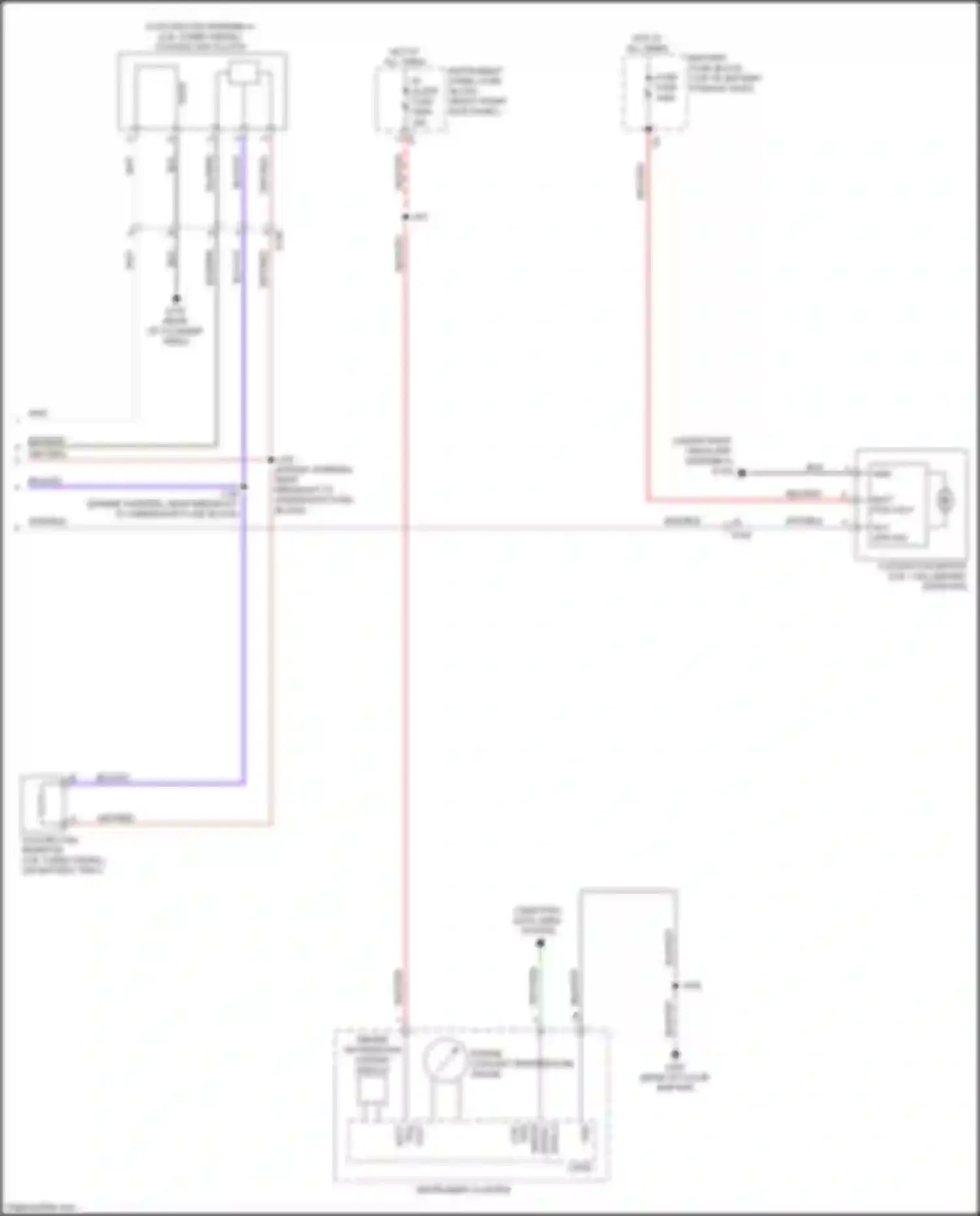 Canyon GMC II facelift (2020-2022): Cooling fan circuit (2 of 2)