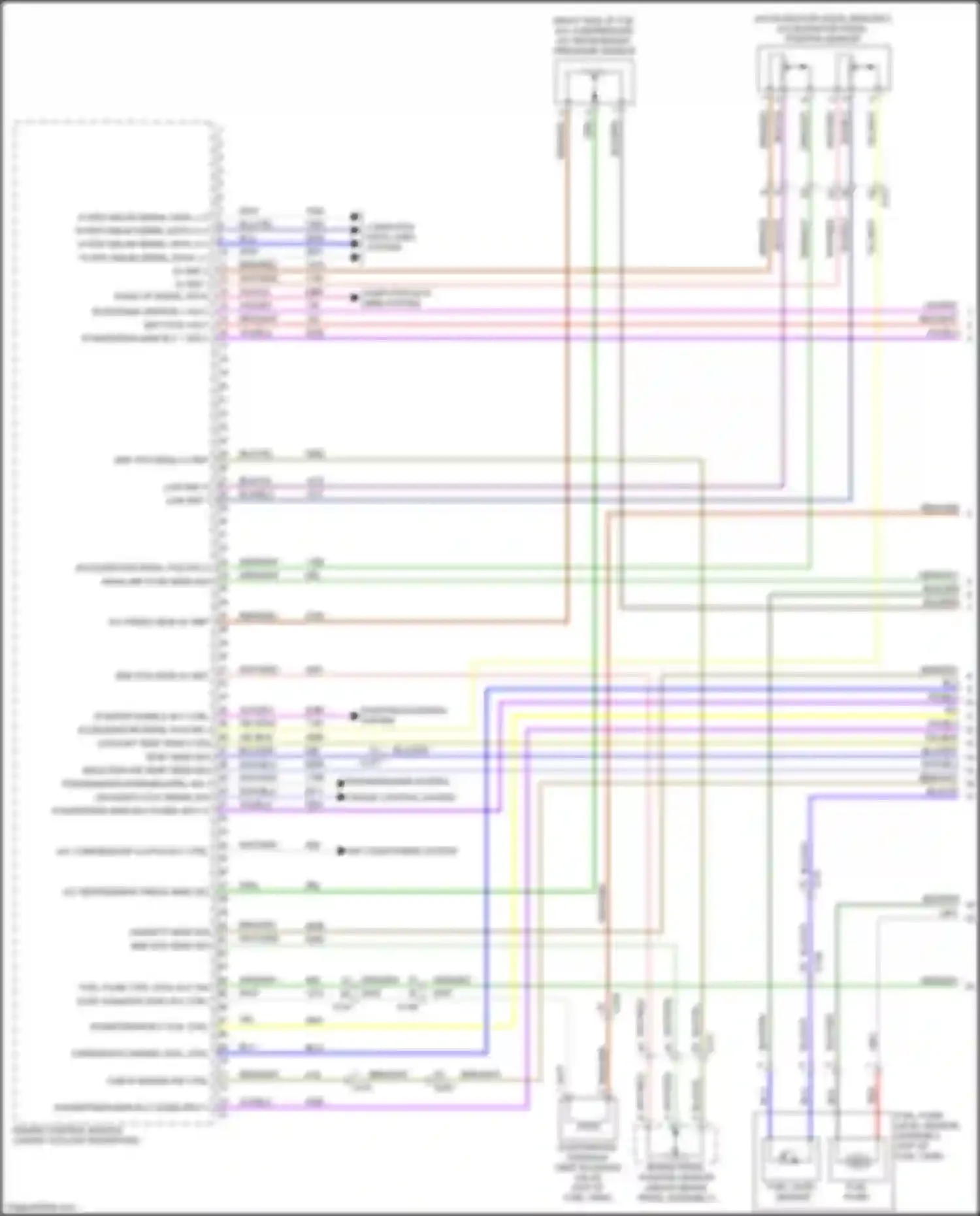 Canyon GMC II facelift (2020-2022): Wiring diagram engine performance 2.5l vin a (1 of 7)
