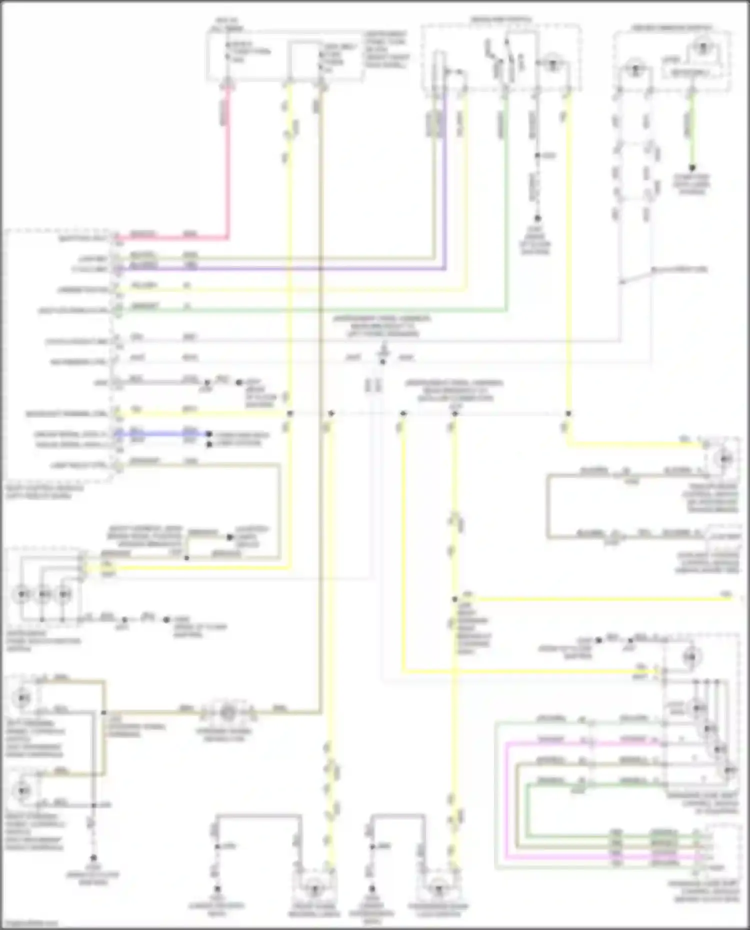 Canyon GMC II facelift (2020-2022): Instrument illumination circuit (1 of 2)