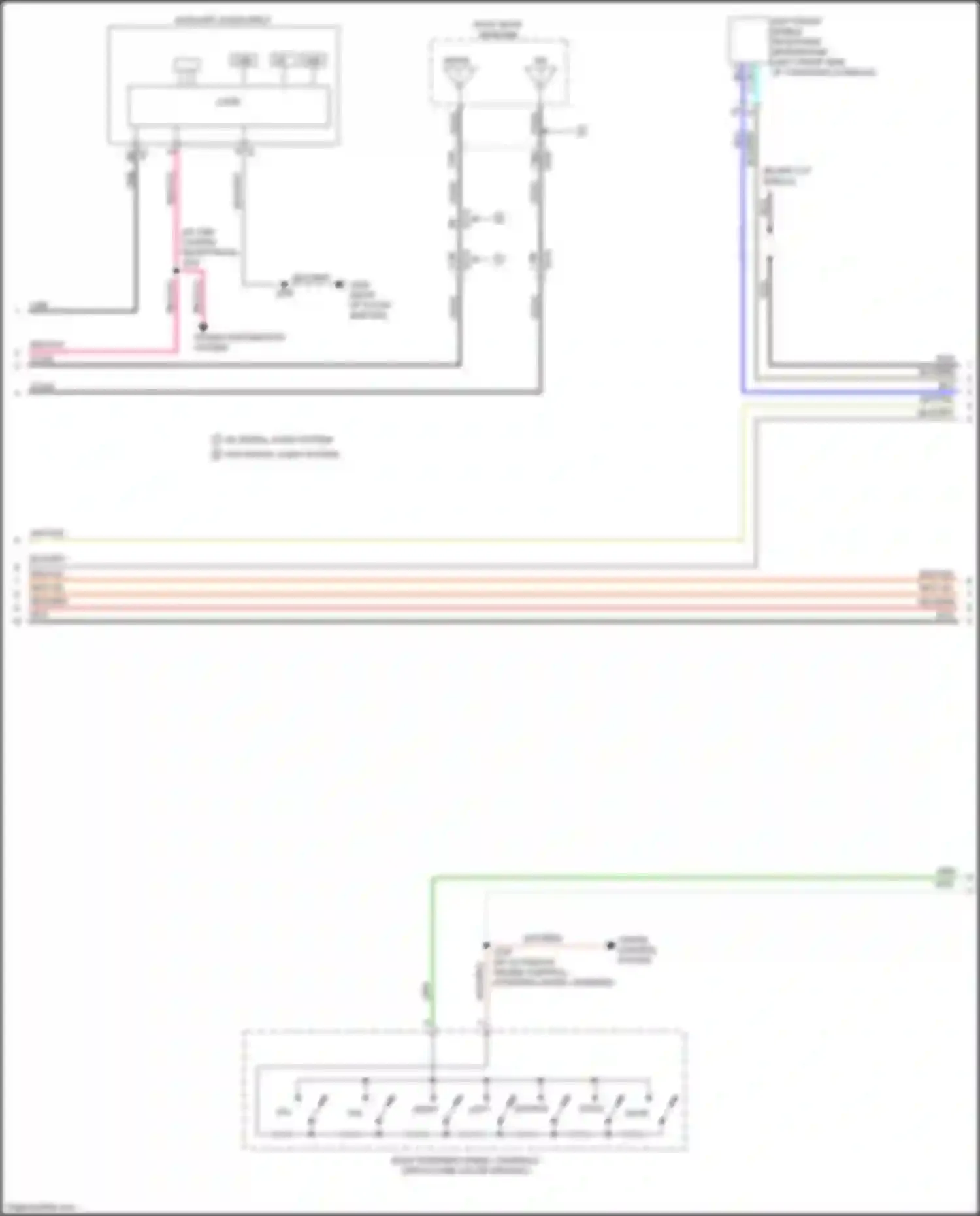 Canyon GMC II facelift (2020-2022): Navigation circuit, w/ amplifier (2 of 4)
