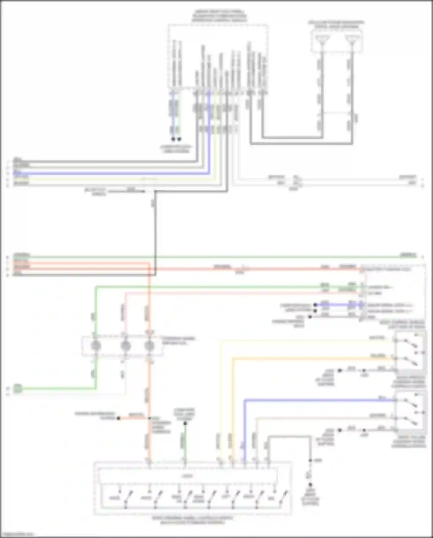 Canyon GMC II facelift (2020-2022): Navigation circuit, w/o amplifier (3 of 4)