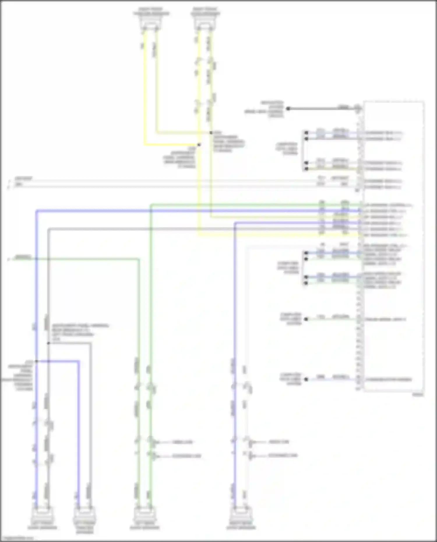 Canyon GMC II facelift (2020-2022): Navigation circuit, w/o amplifier (4 of 4)