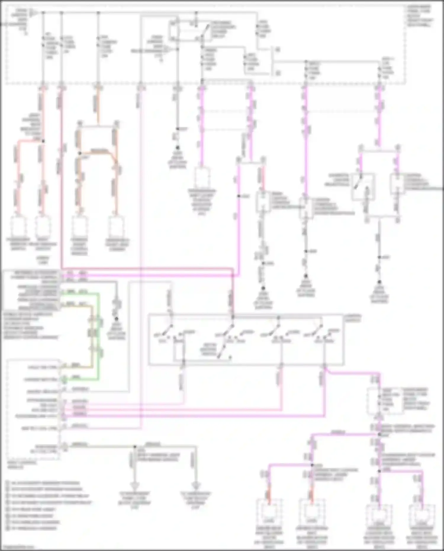 Canyon GMC II facelift (2020-2022): Power distribution circuit (4 of 4)