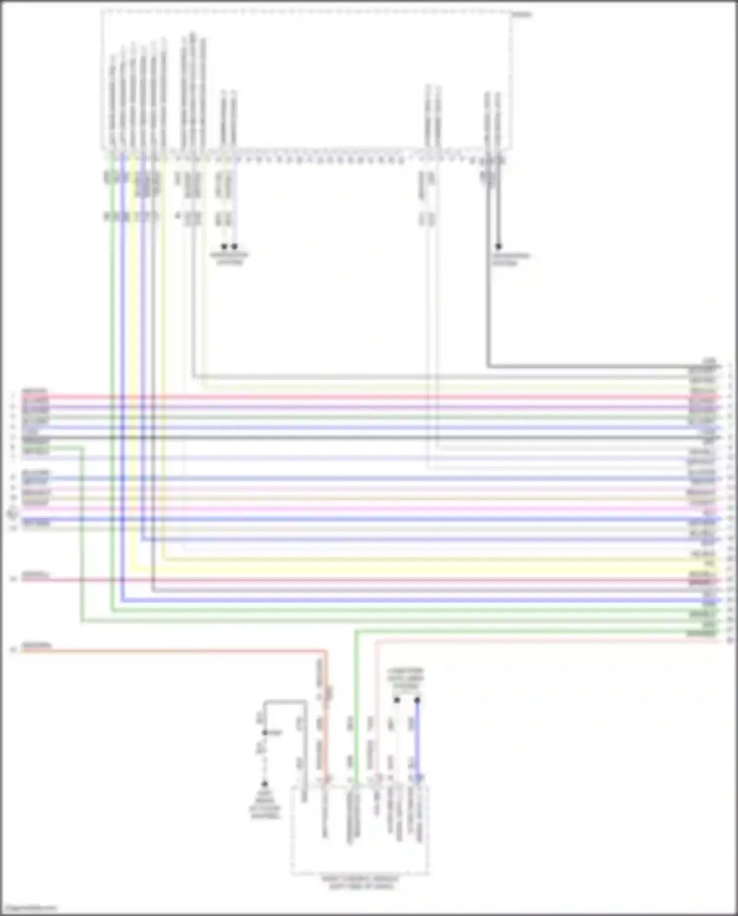 Canyon GMC II facelift (2020-2022): Radio circuit, low level (2 of 5)