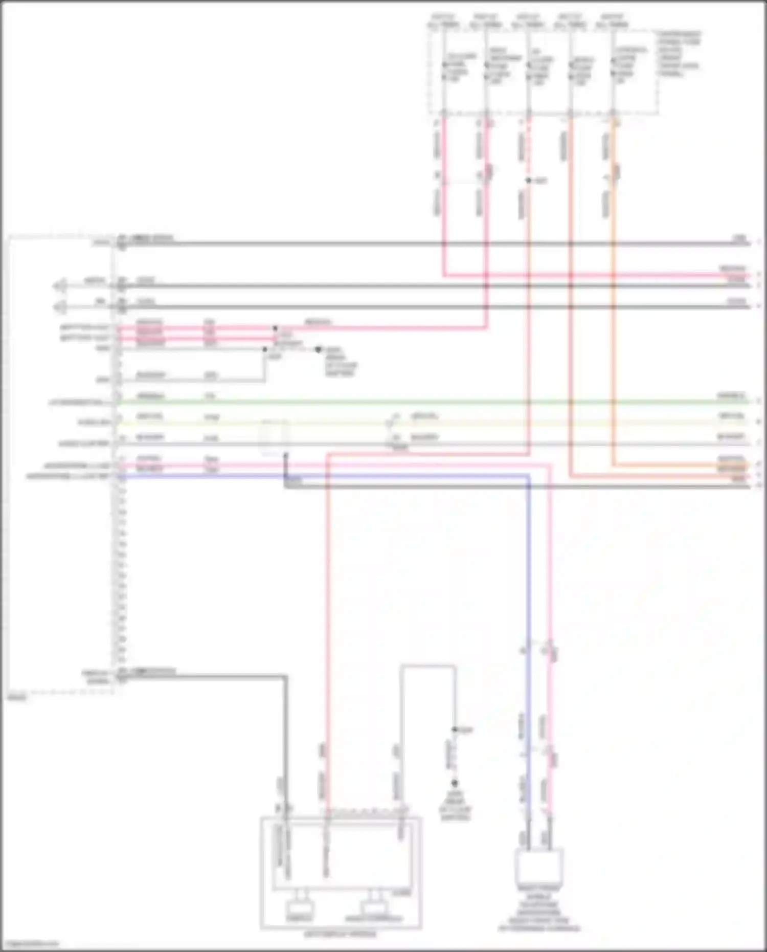 Canyon GMC II facelift (2020-2022): Radio circuit, mid/high level w/o amplifier (1 of 4)