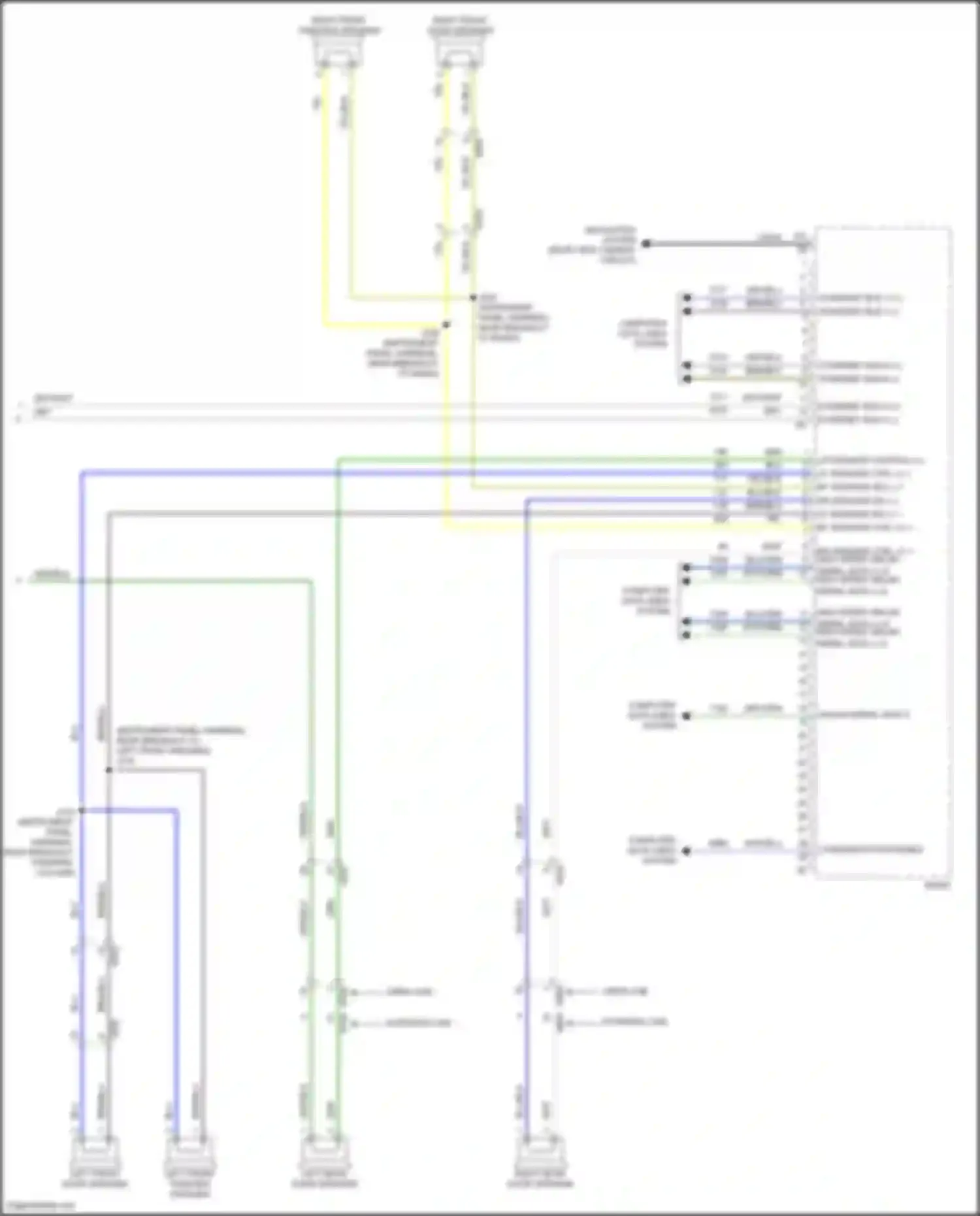Canyon GMC II facelift (2020-2022): Radio circuit, mid/high level w/o amplifier (4 of 4)