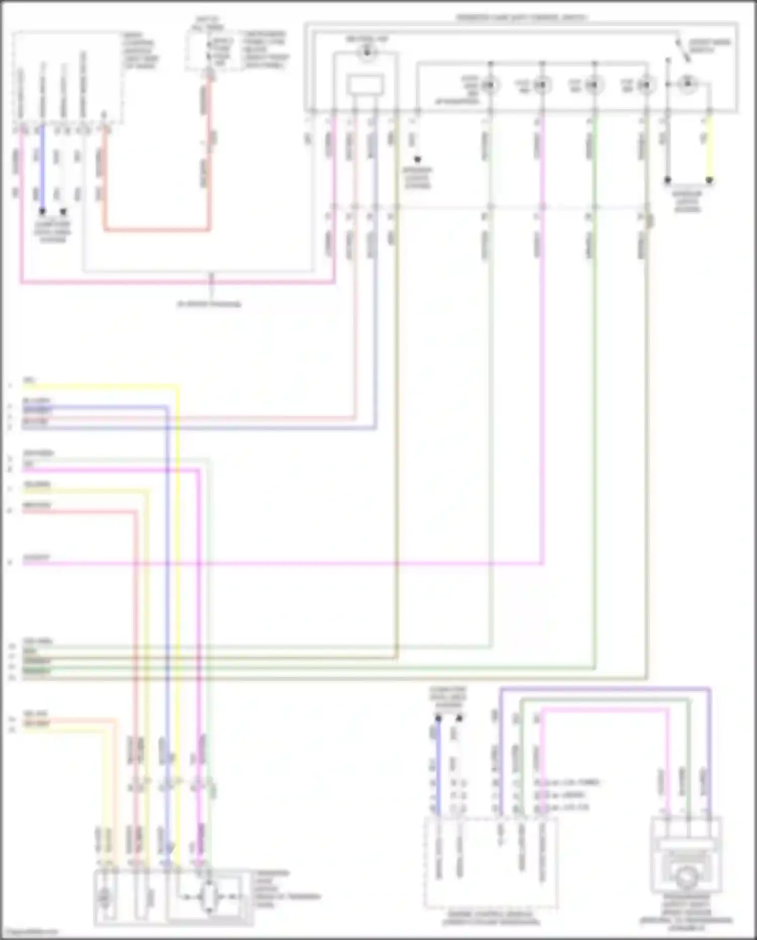 Canyon GMC II facelift (2020-2022): Transfer case circuit (2 of 2)