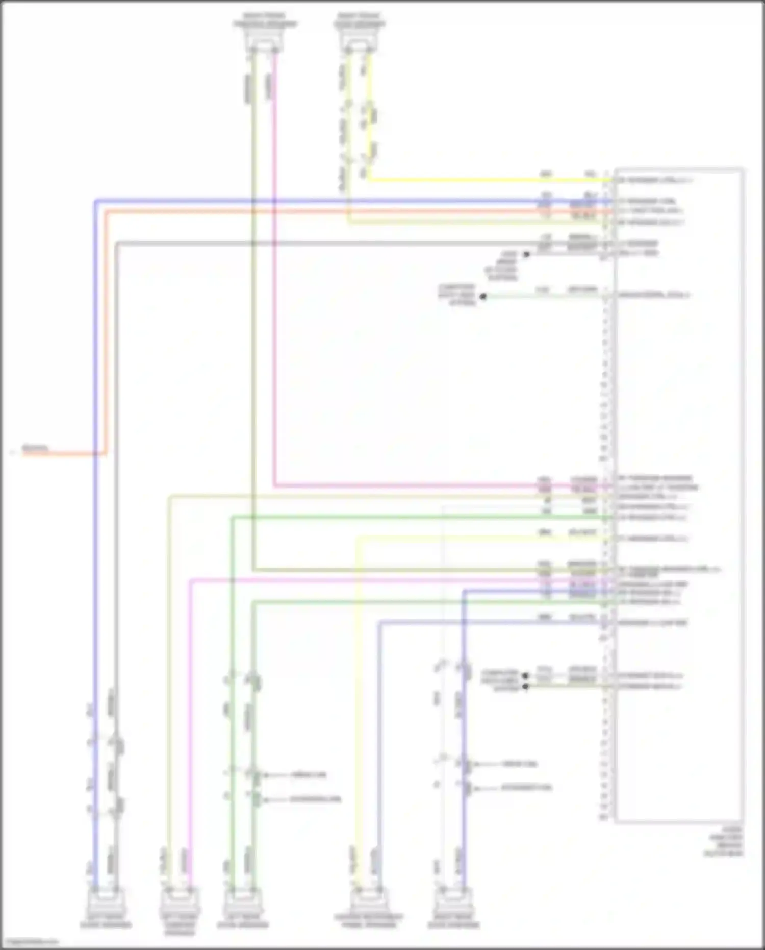 Wiring diagram audio amplifier for GMC Canyon II facelift (2020-2022) (2 of 4)