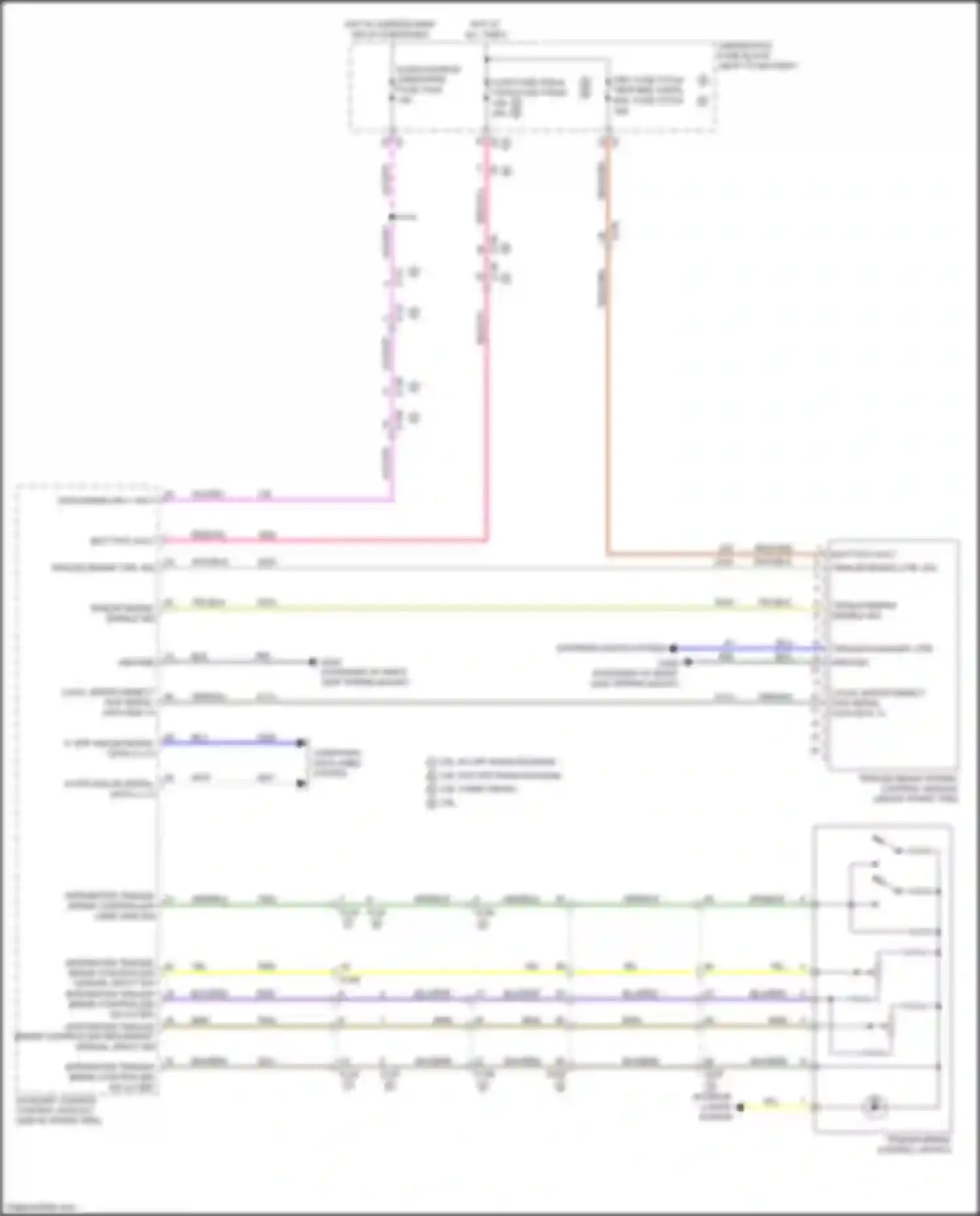 Wiring diagram auxiliary chassis control module for GMC Canyon II facelift (2020-2022) (6 of 6)