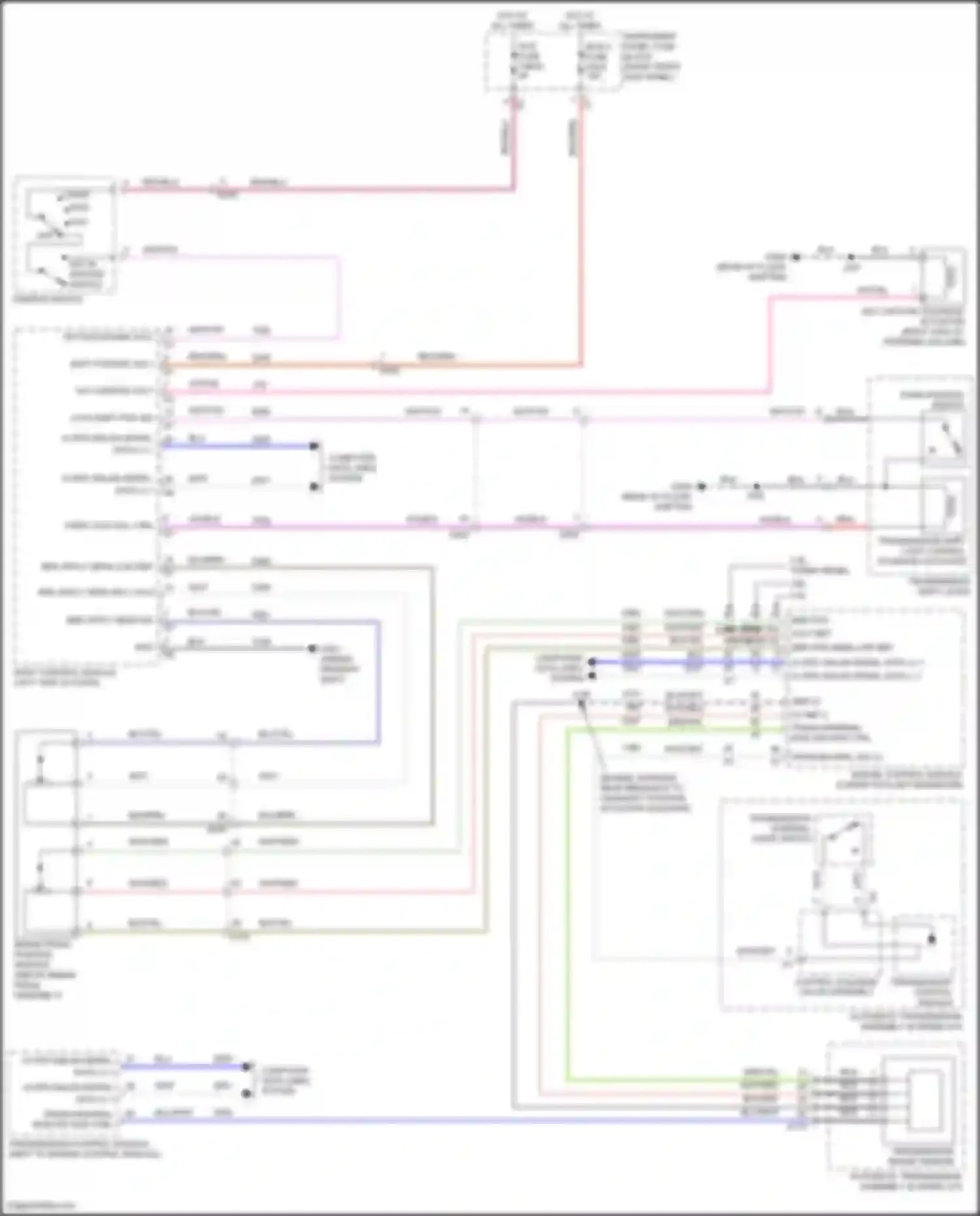 Wiring diagram brake pedal position sensor for GMC Canyon II facelift (2020-2022) (3 of 6)