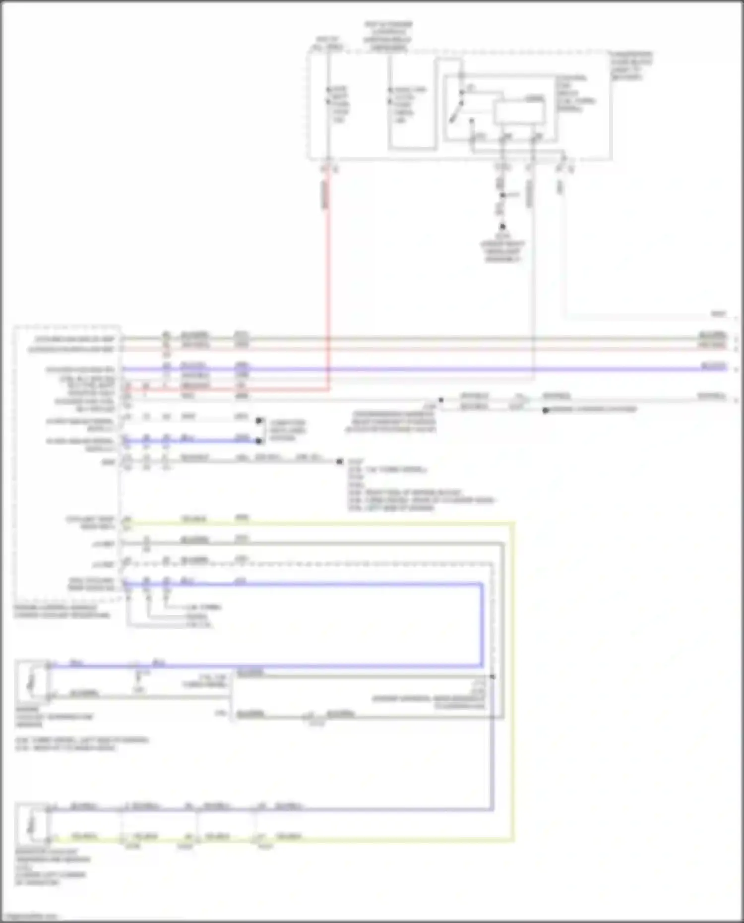 Wiring diagram cooling fan relay for GMC Canyon II facelift (2020-2022) (2 of 5)