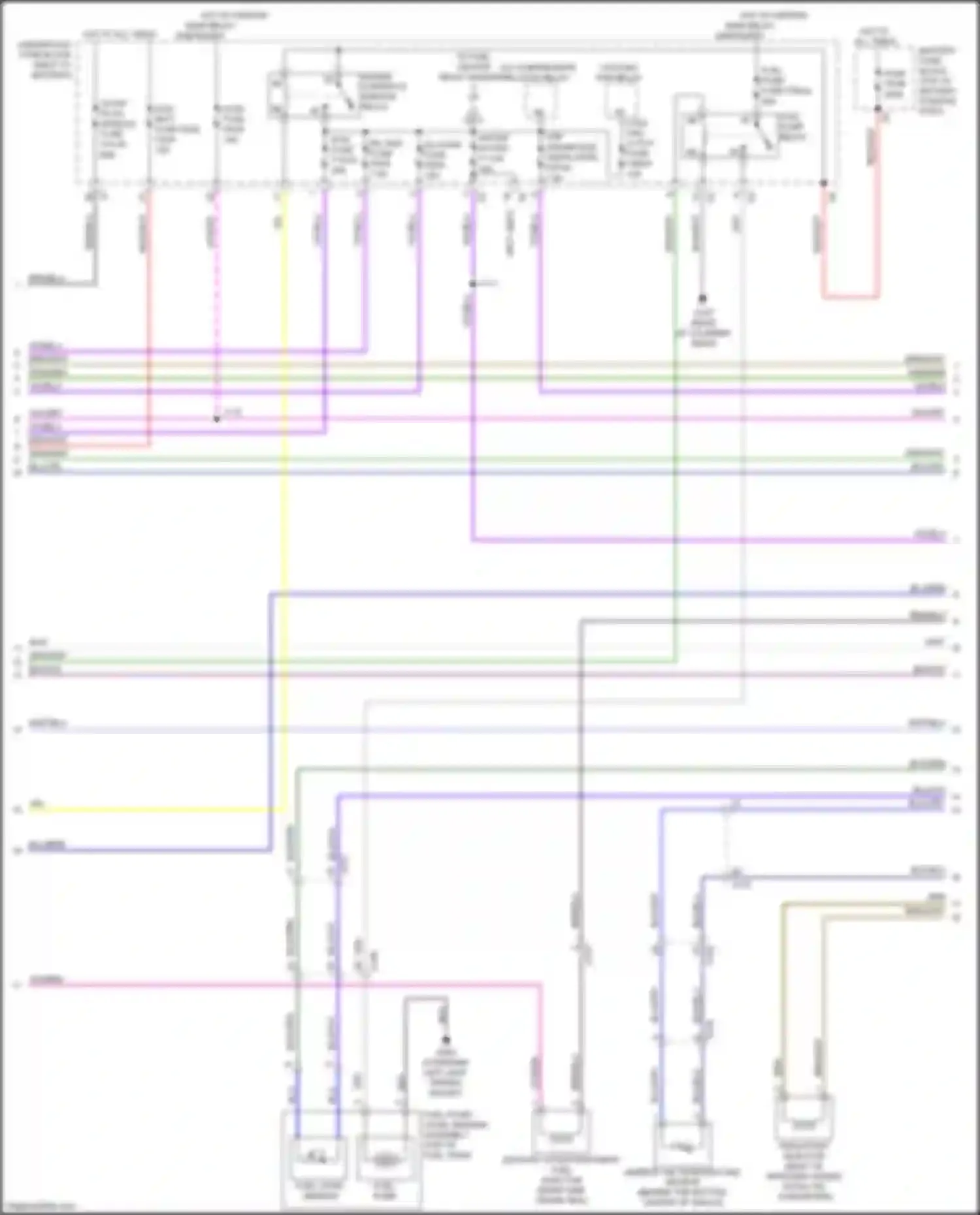 Wiring diagram engine controls ignition relay for GMC Canyon II facelift (2020-2022) (5 of 6)