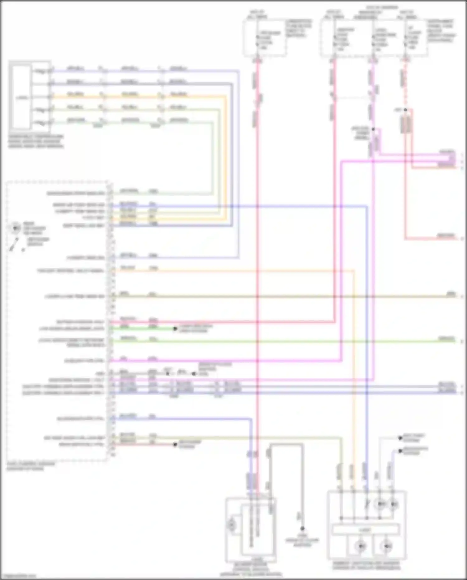 Wiring diagram hot w/ ignition main relay energized for GMC Canyon II facelift (2020-2022) (4 of 22)