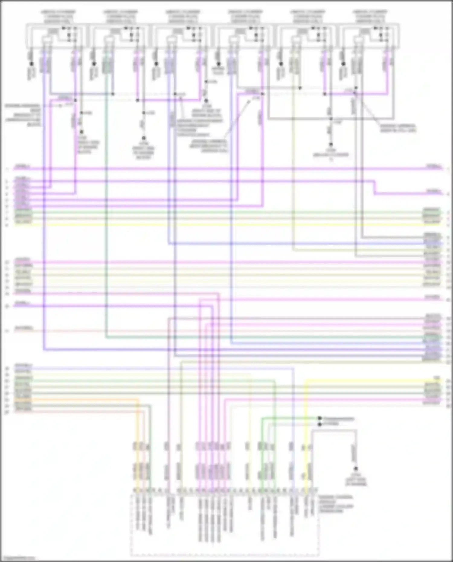 Wiring diagram ignition coil 6 for GMC Canyon II facelift (2020-2022) (2 of 2)