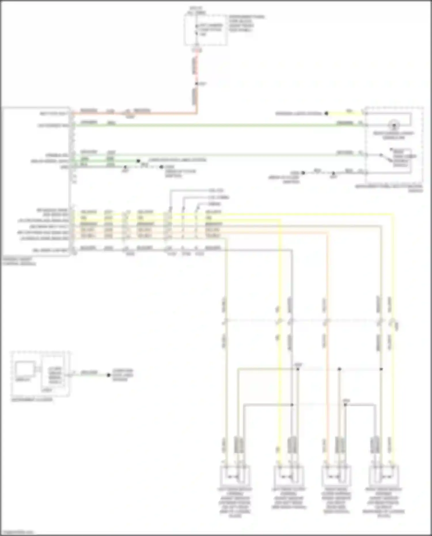 Wiring diagram instrument panel multi- function switch for GMC Canyon II facelift (2020-2022) (9 of 11)