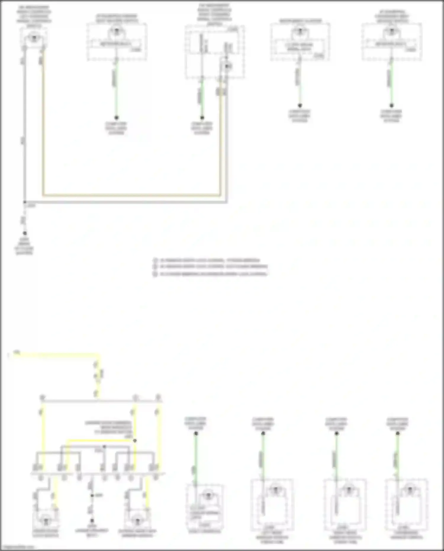 Wiring diagram left steering wheel controls switch for GMC Canyon II facelift (2020-2022) (5 of 6)