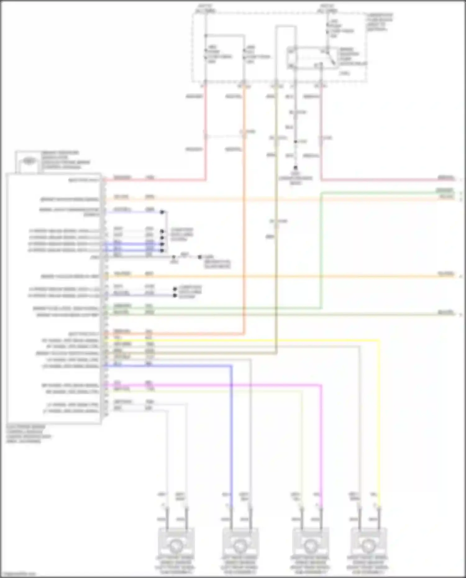 Wiring diagram lf wheel spd sens ctrl for GMC Canyon II facelift (2020-2022) (1 of 1)