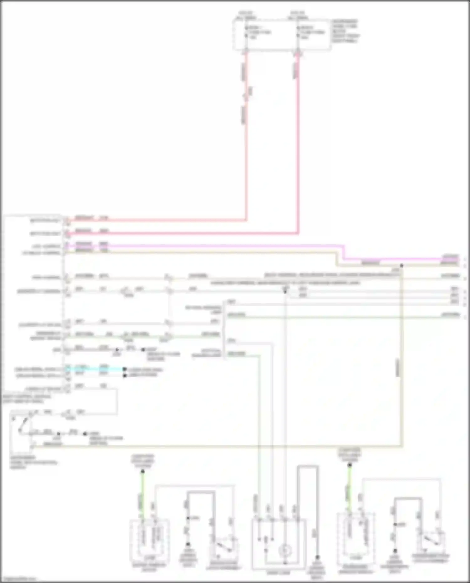 Wiring diagram lin bus 3 for GMC Canyon II facelift (2020-2022) (1 of 8)