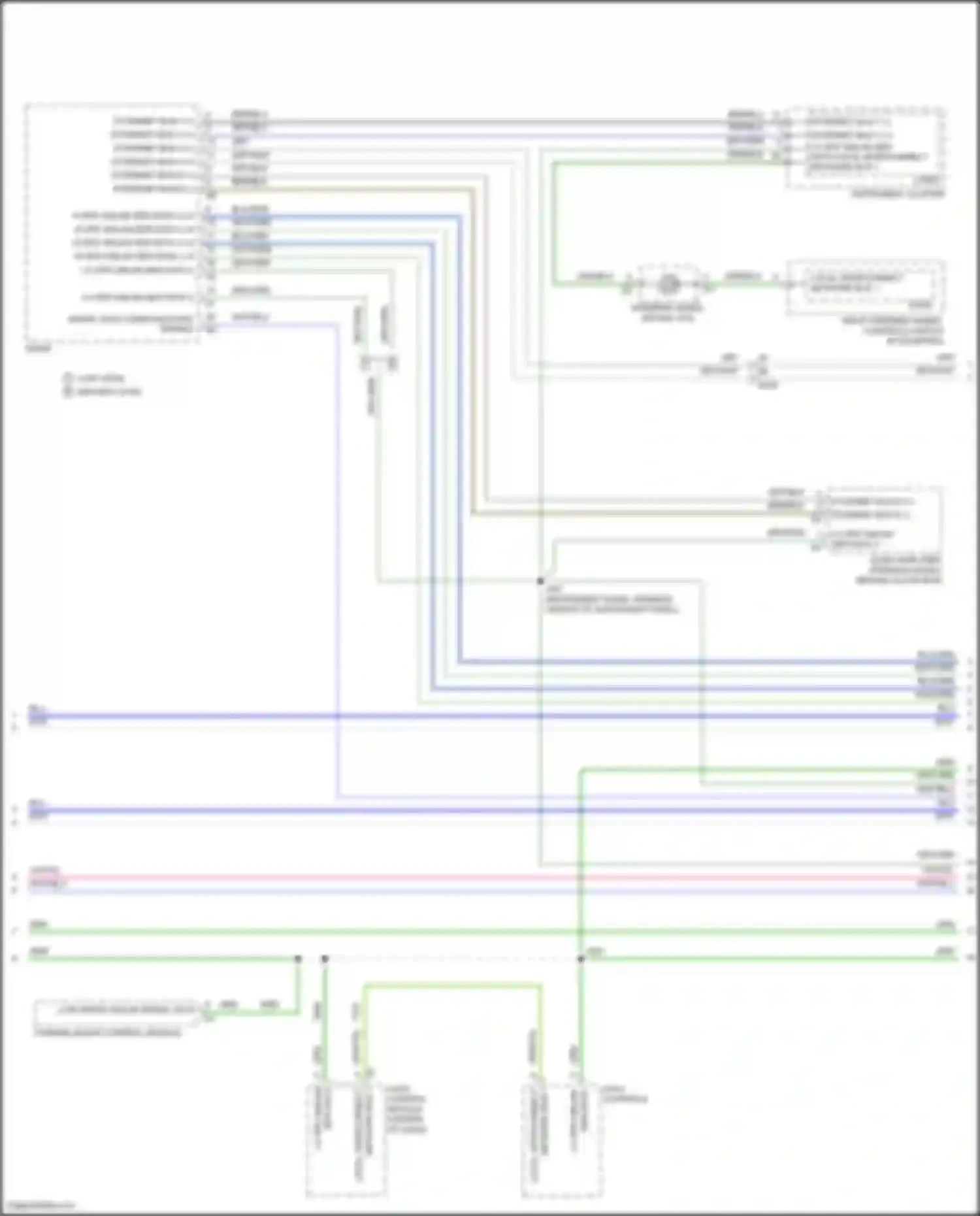 Wiring diagram low level for GMC Canyon II facelift (2020-2022) (1 of 2)