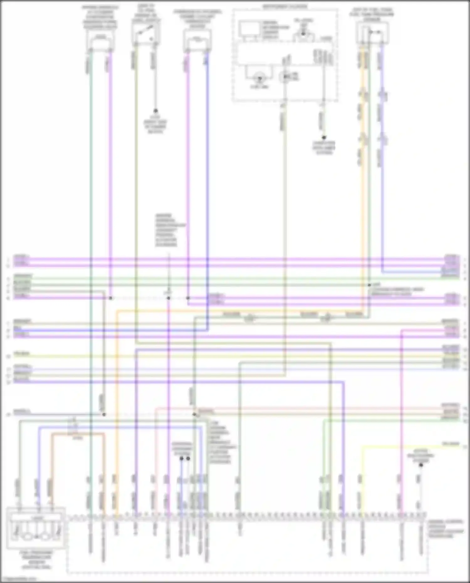 Wiring diagram oil level sw sig for GMC Canyon II facelift (2020-2022) (1 of 3)