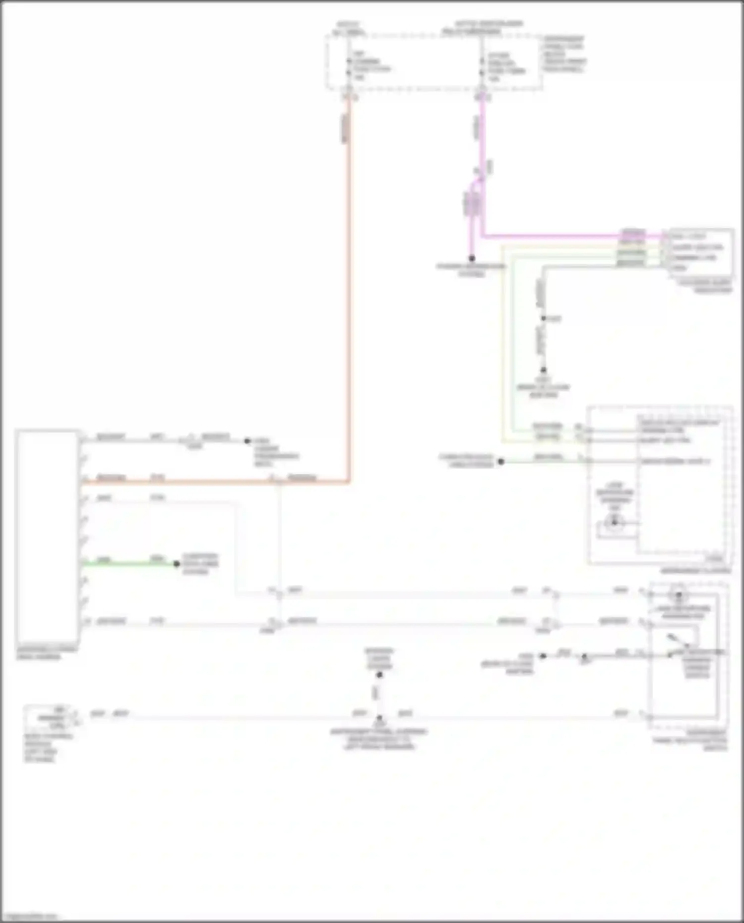 Wiring diagram reflected led display dimming ctrl for GMC Canyon II facelift (2020-2022) (2 of 2)