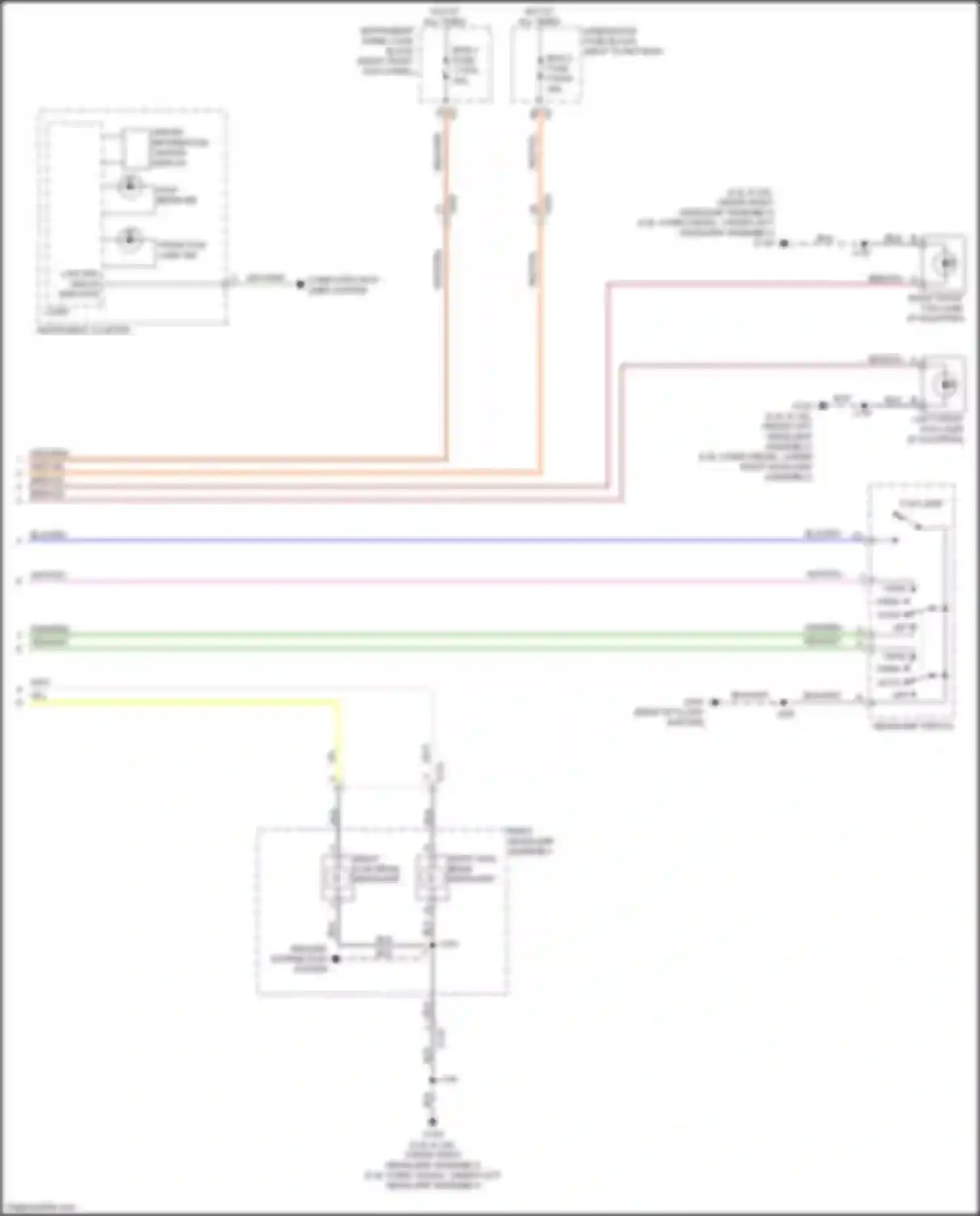 Wiring diagram right low beam headlamp for GMC Canyon II facelift (2020-2022) (2 of 2)
