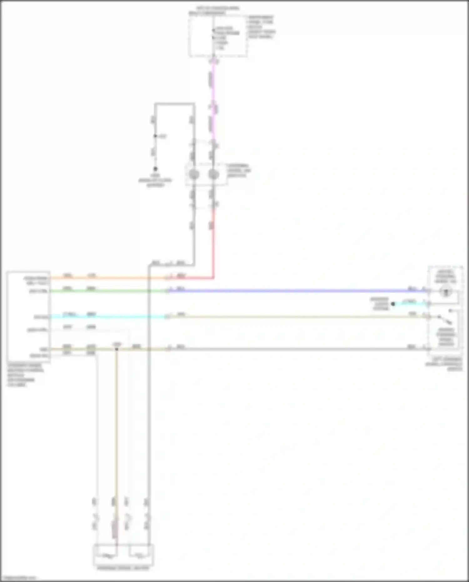 Wiring diagram sw sig for GMC Canyon II facelift (2020-2022) (3 of 6)