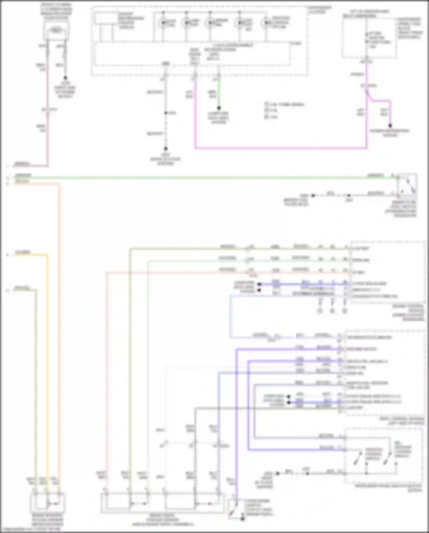 Wiring diagram traction control switch for GMC Canyon II facelift (2020-2022) (1 of 1)