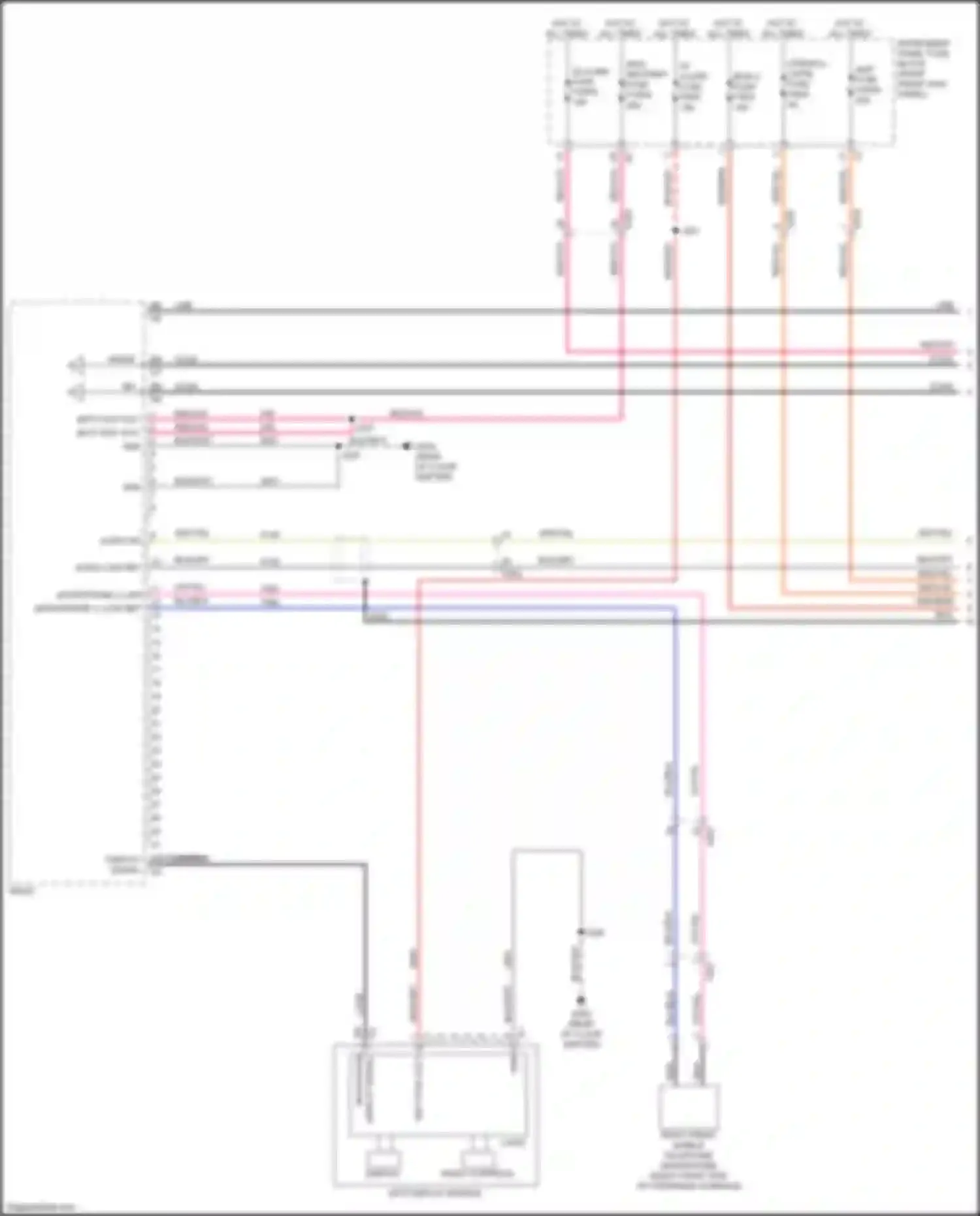 Wiring diagram usb bk for GMC Canyon II facelift (2020-2022) (1 of 1)