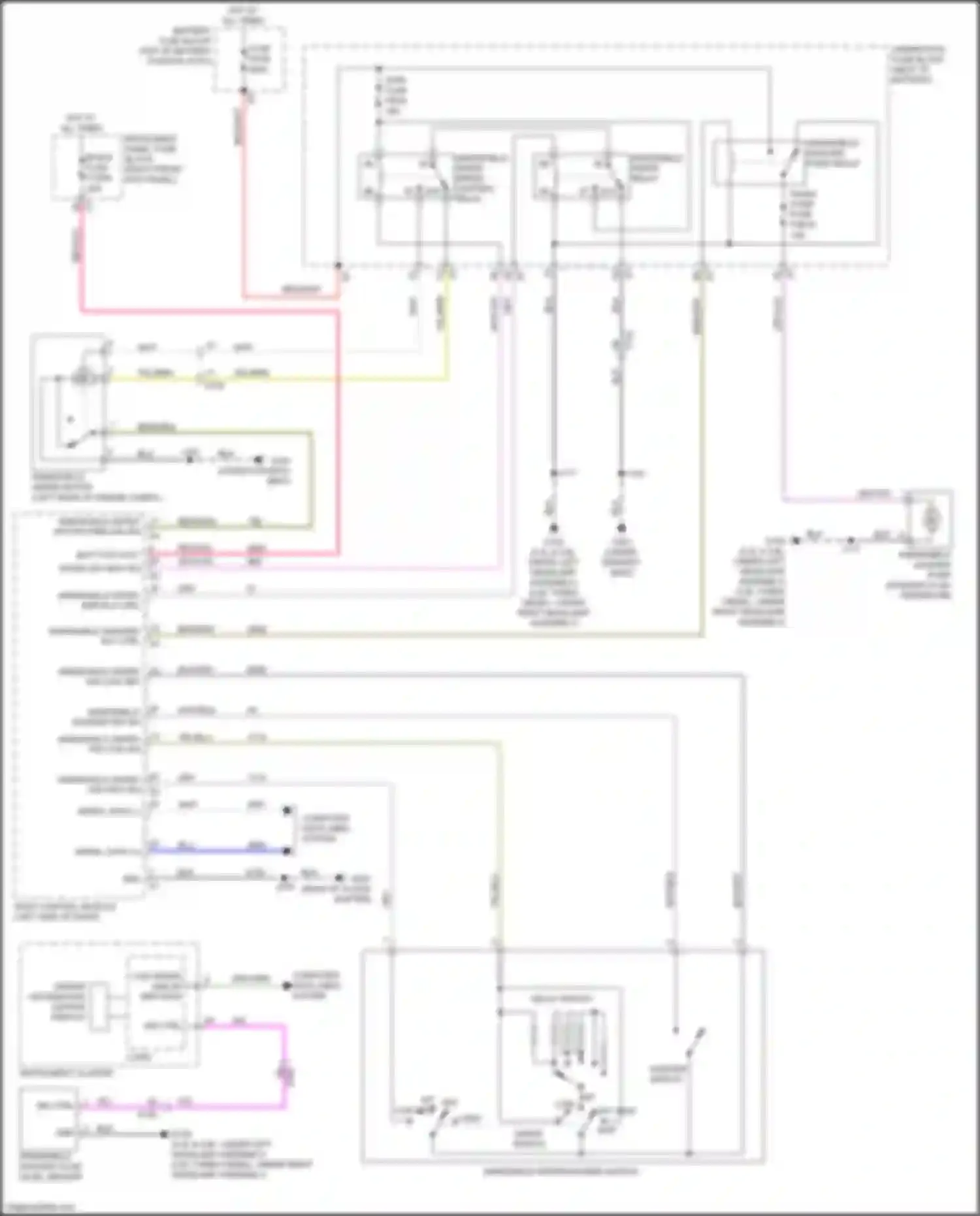Wiring diagram windshield wiper mtr rly ctrl for GMC Canyon II facelift (2020-2022) (1 of 1)
