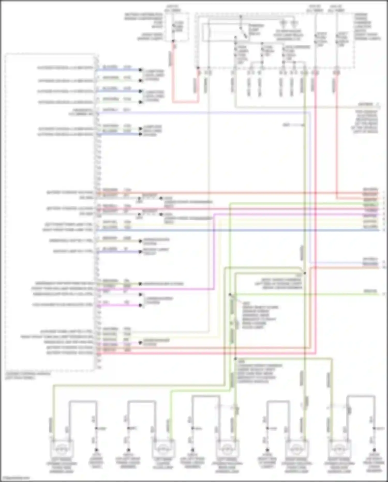 Canyon GMC III (2022-2024): Exterior lamps circuit (1 of 5)