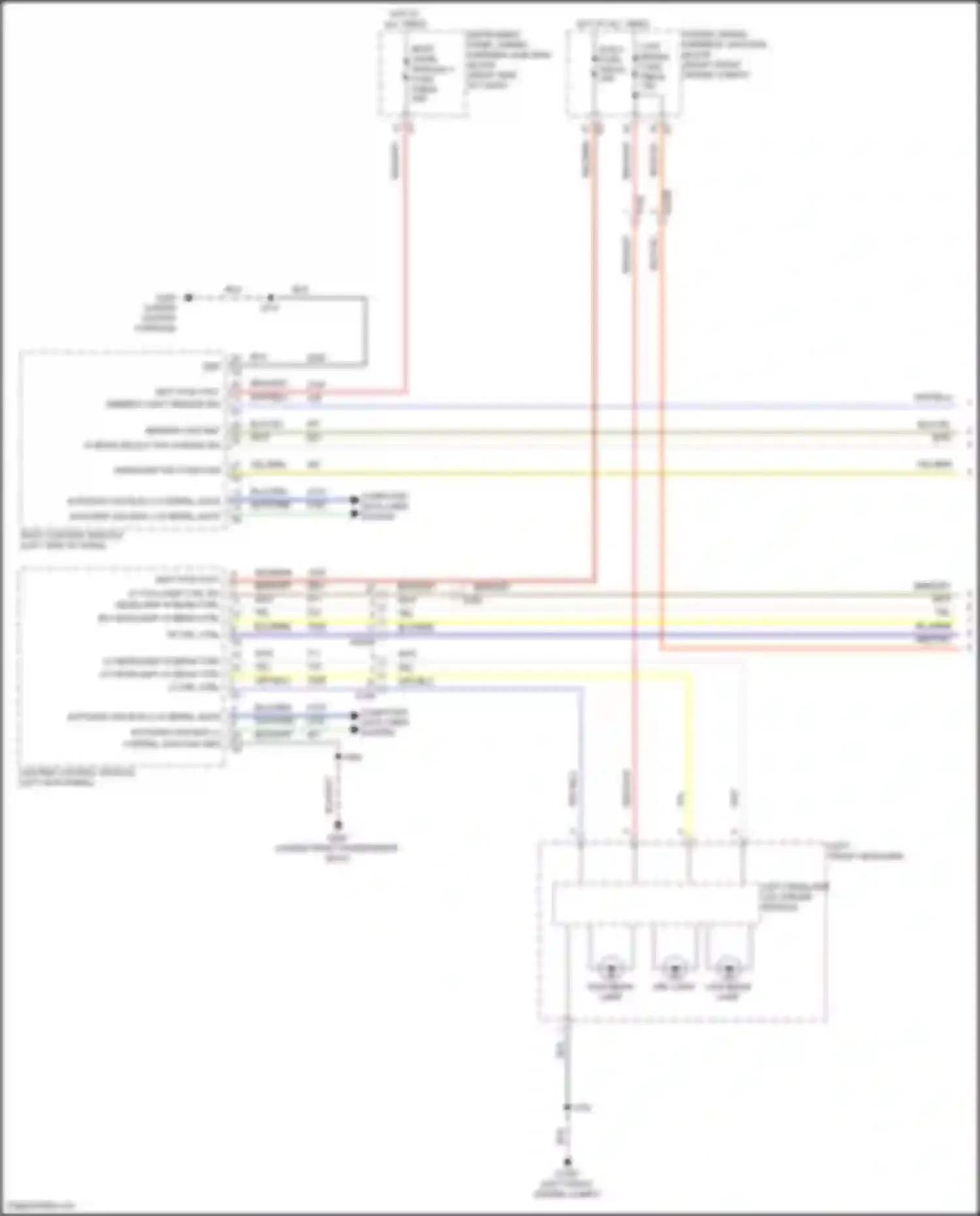 Canyon GMC III (2022-2024): Headlights circuit (1 of 2)