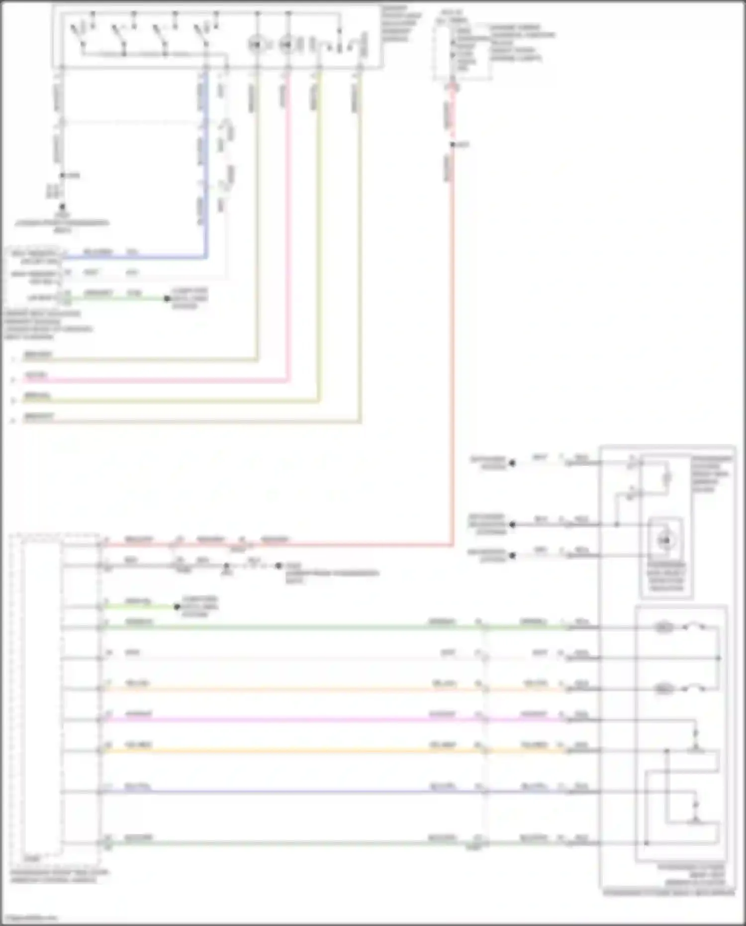 Canyon GMC III (2022-2024): Memory mirrors circuit (2 of 2)