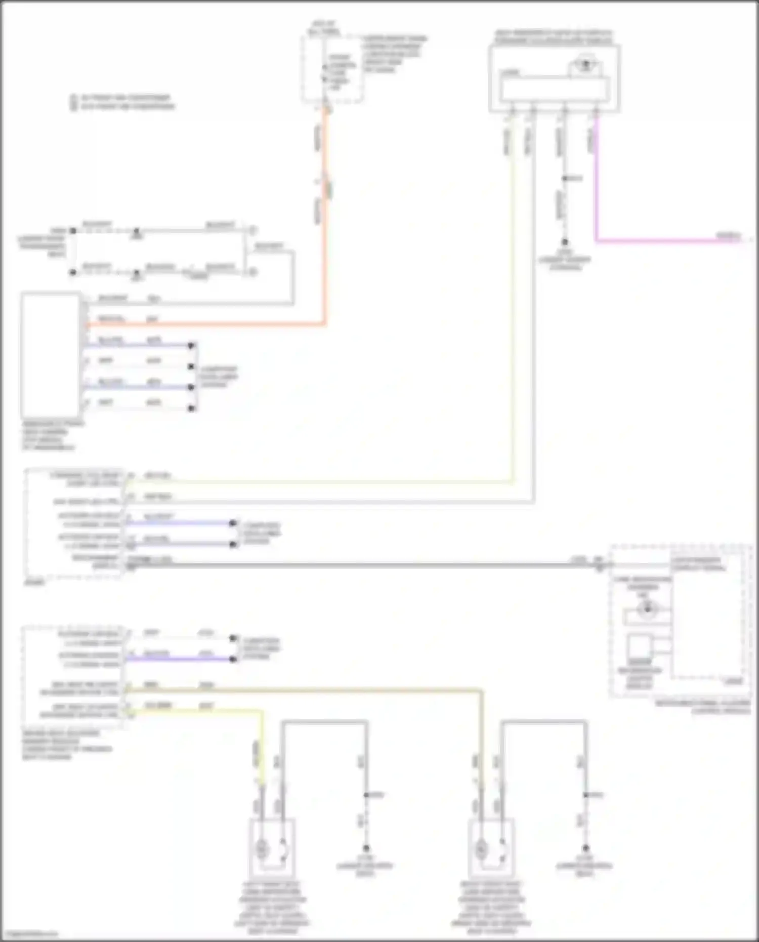 Canyon GMC III (2022-2024): Lane departure warning circuit (1 of 2)