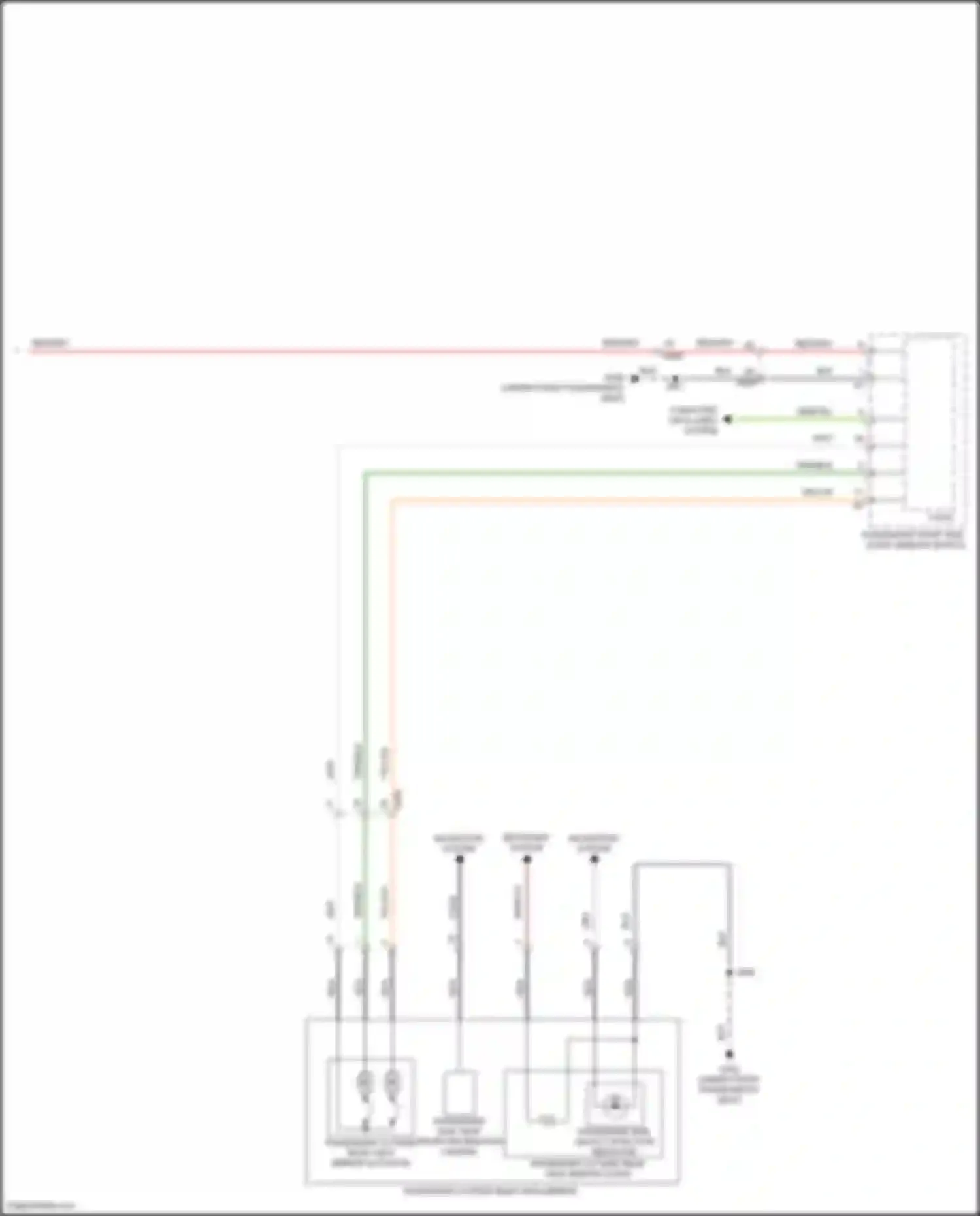Canyon GMC III (2022-2024): Power mirrors circuit (2 of 2)