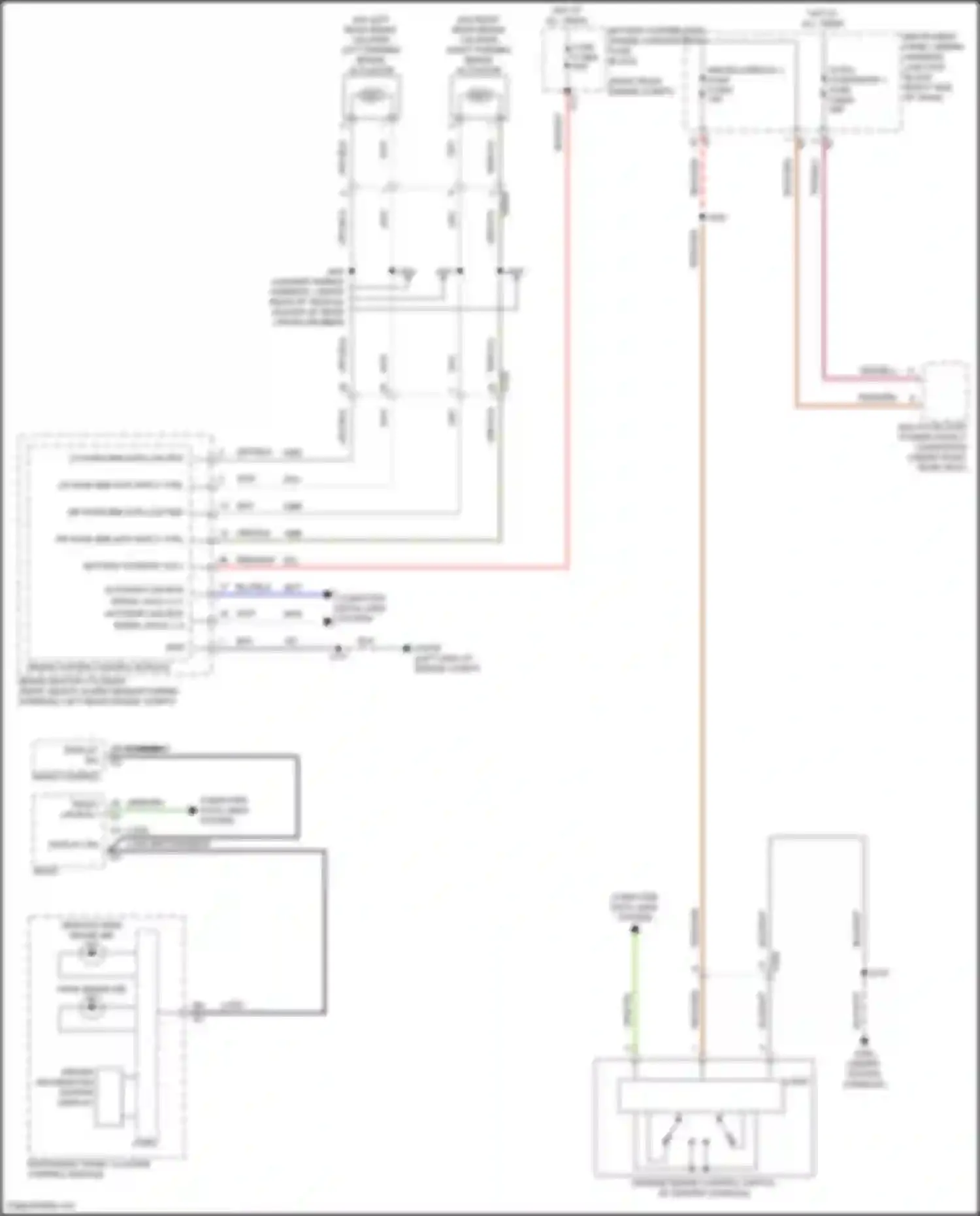 Canyon GMC III (2022-2024): Park brake system circuit