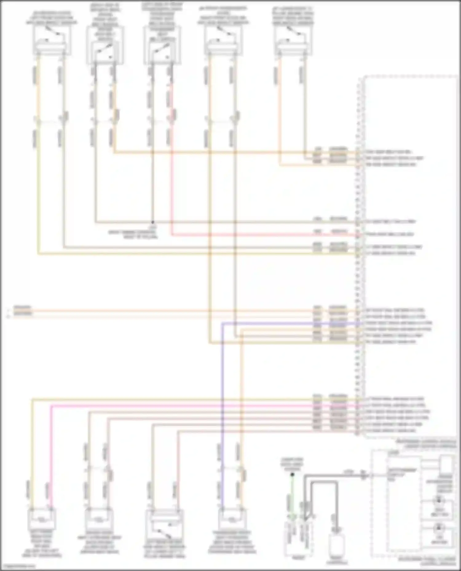 Canyon GMC III (2022-2024): Supplemental restraints circuit (3 of 3)