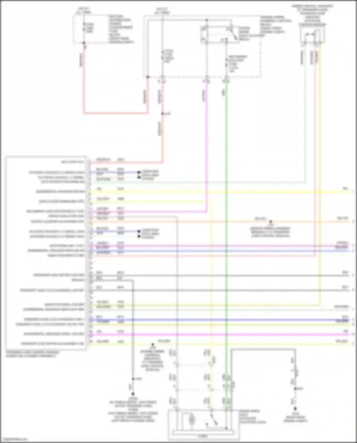 Canyon GMC III (2022-2024): Transfer case circuit (1 of 2)