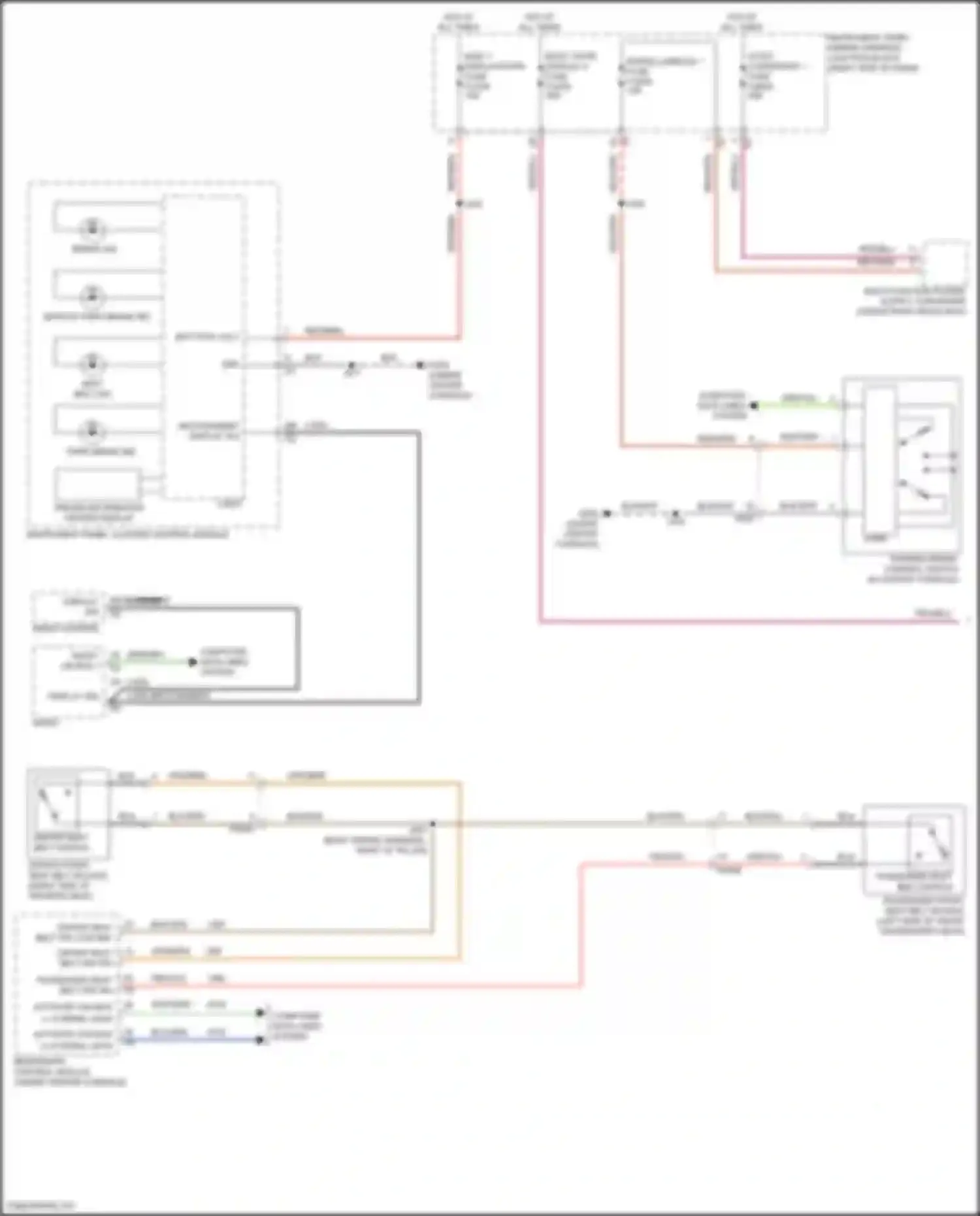 Canyon GMC III (2022-2024): Warning systems circuit (1 of 2)