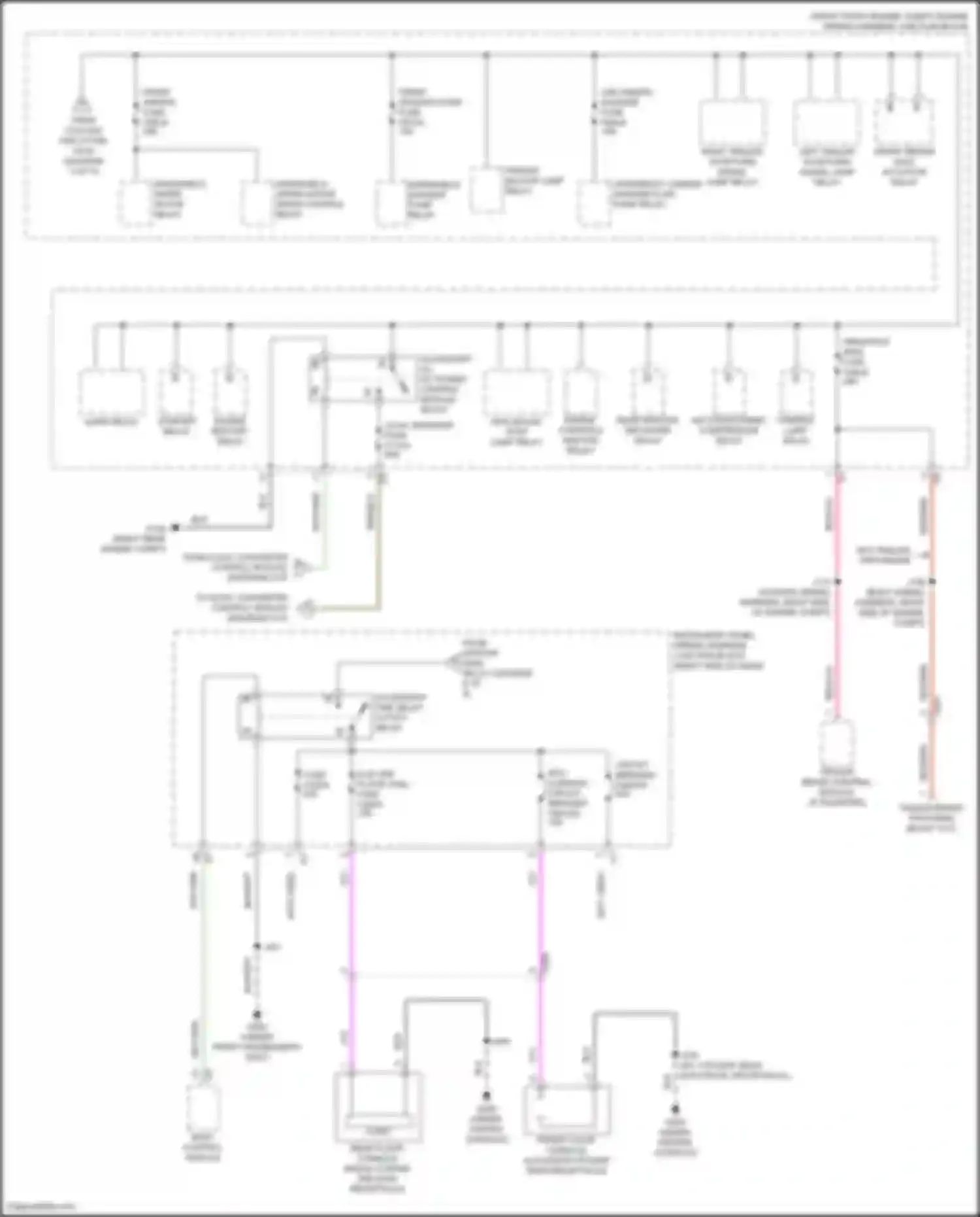 Wiring diagram accessory ac, dc power control module relay for GMC Canyon III (2022-2024) (2 of 2)