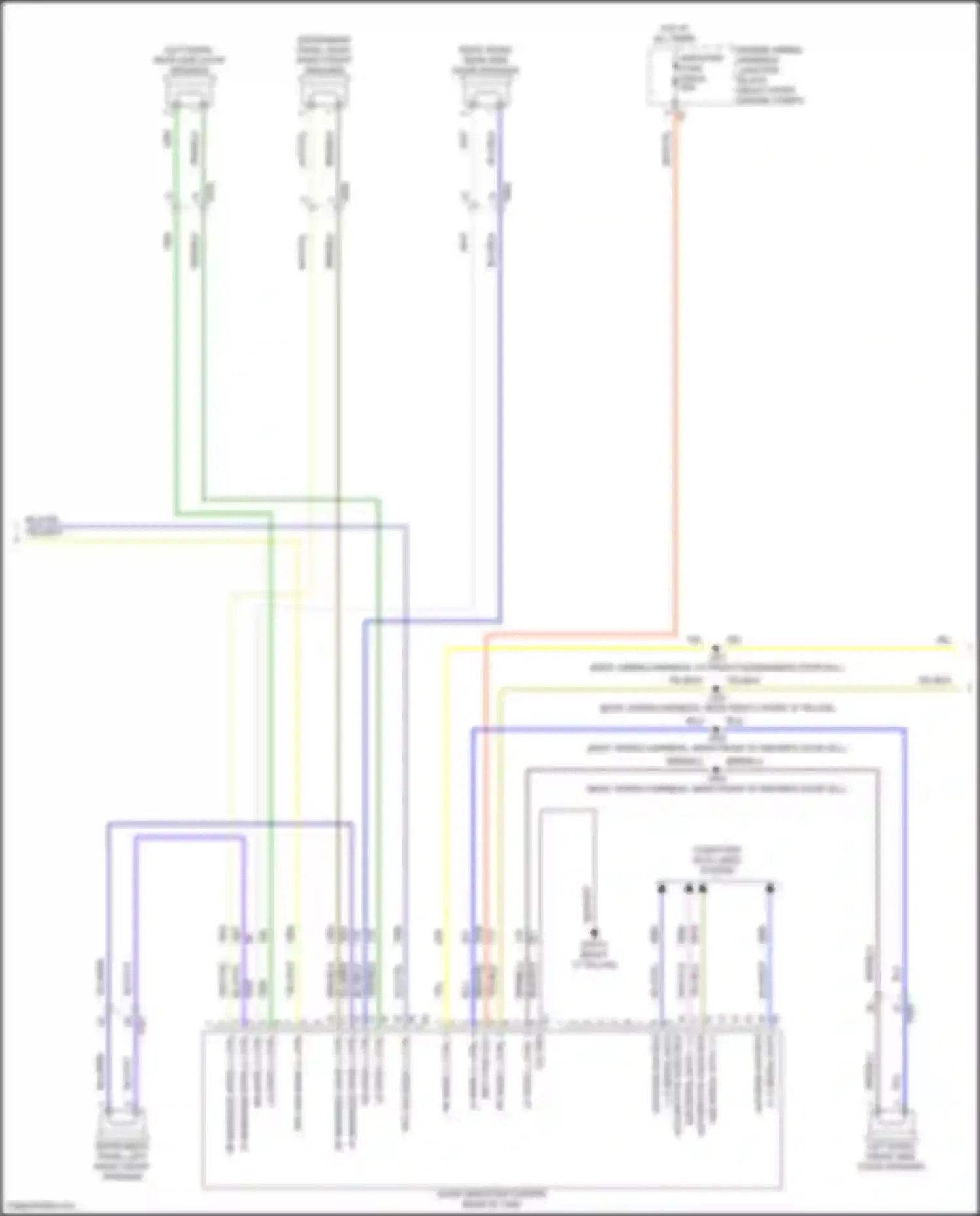 Wiring diagram automotive audio bus for GMC Canyon III (2022-2024) (1 of 2)