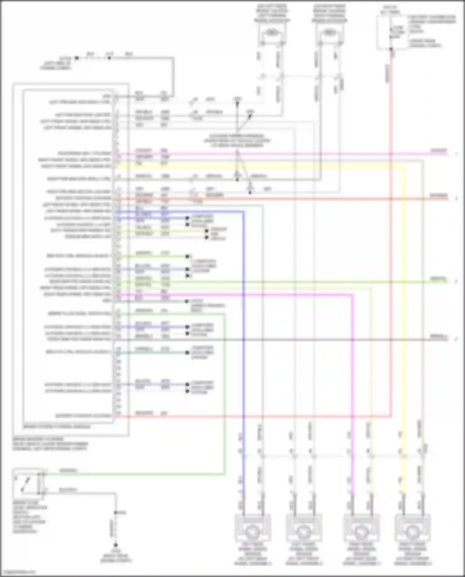 Wiring diagram brk sys ctrl module lin bus 1 for GMC Canyon III (2022-2024) (1 of 1)