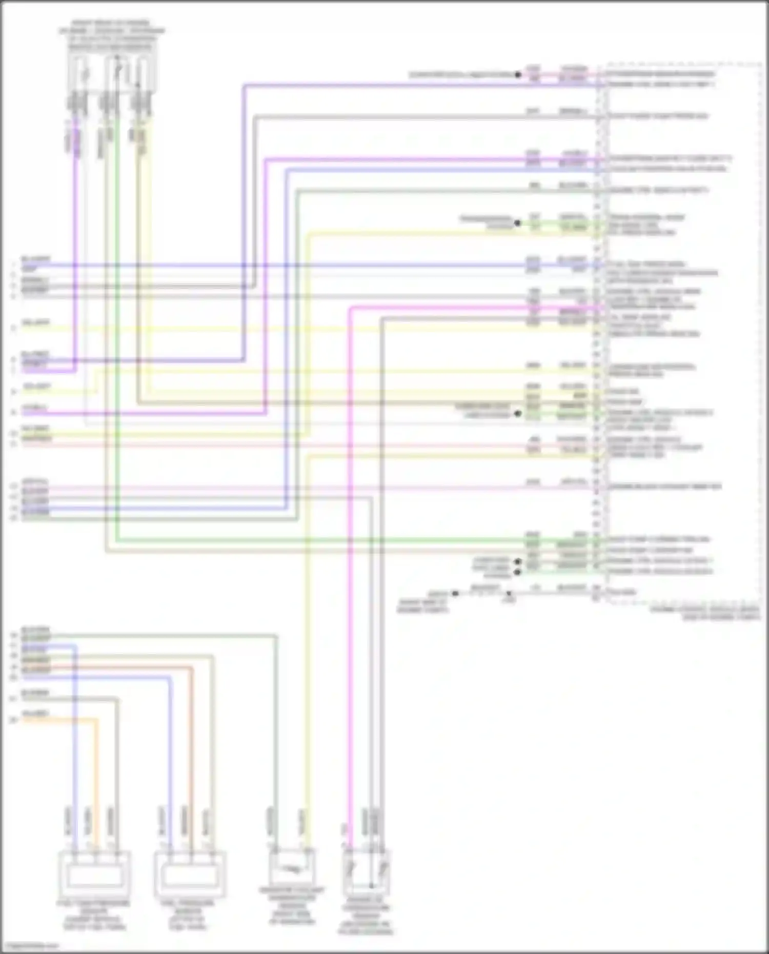 Wiring diagram ctrl bank 1 sens 1 for GMC Canyon III (2022-2024) (1 of 1)