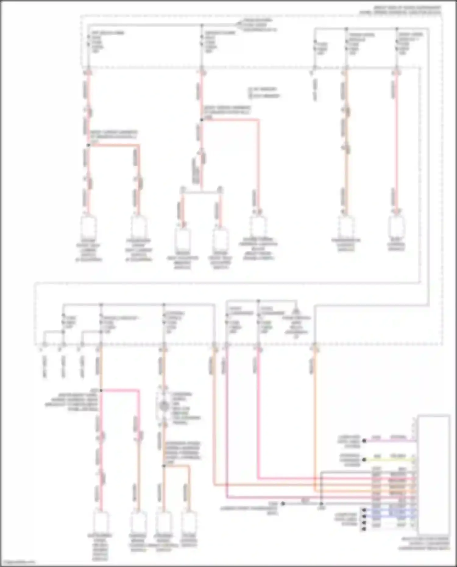 Wiring diagram driver seat adjuster memory module for GMC Canyon III (2022-2024) (6 of 6)