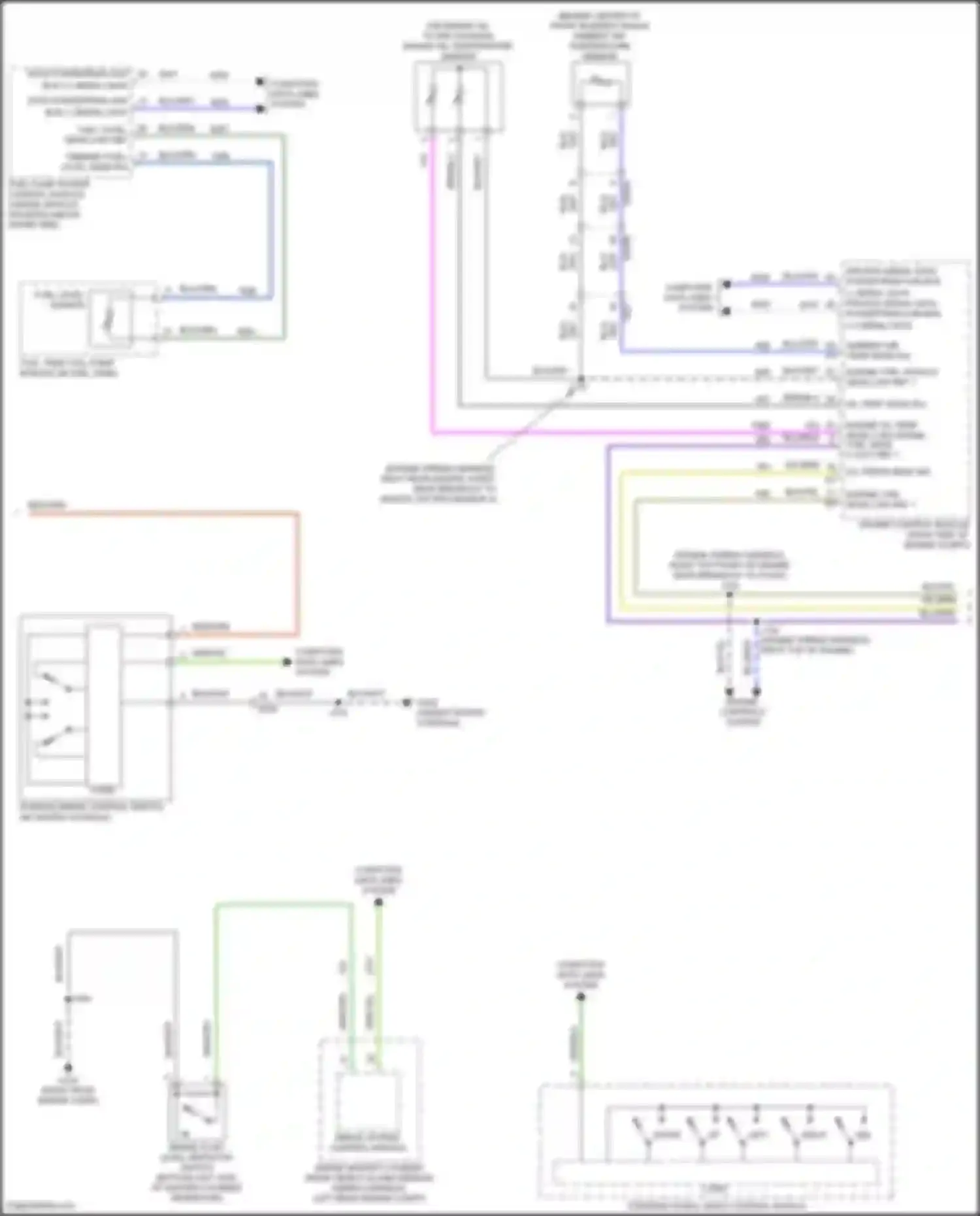 Wiring diagram engine control module for GMC Canyon III (2022-2024) (5 of 11)