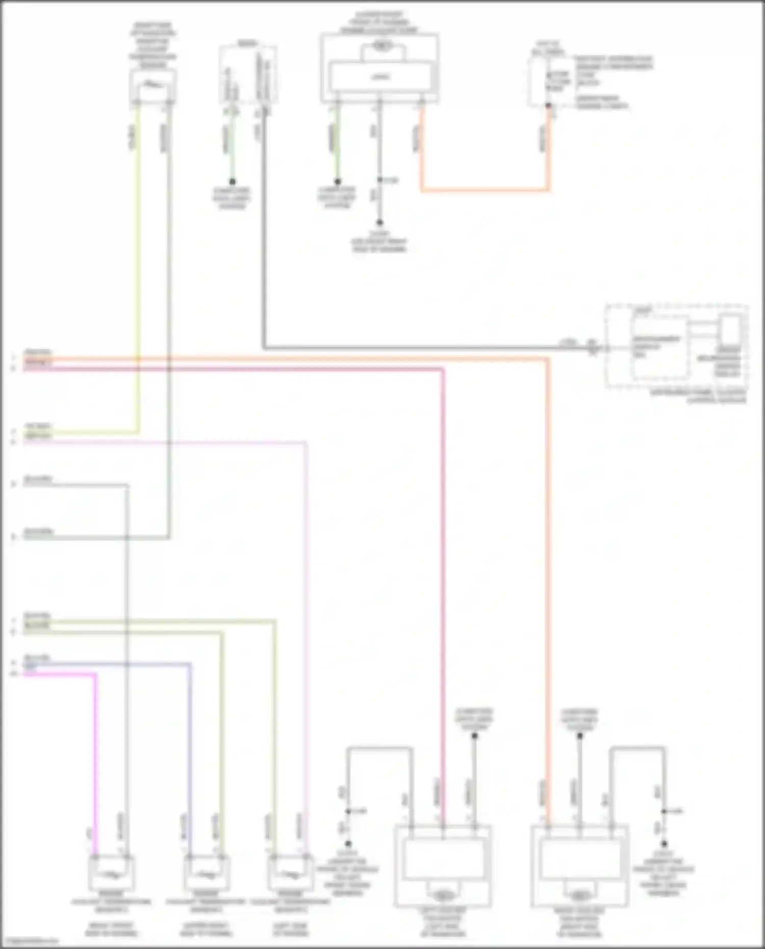 Wiring diagram engine coolant pump for GMC Canyon III (2022-2024) (3 of 6)